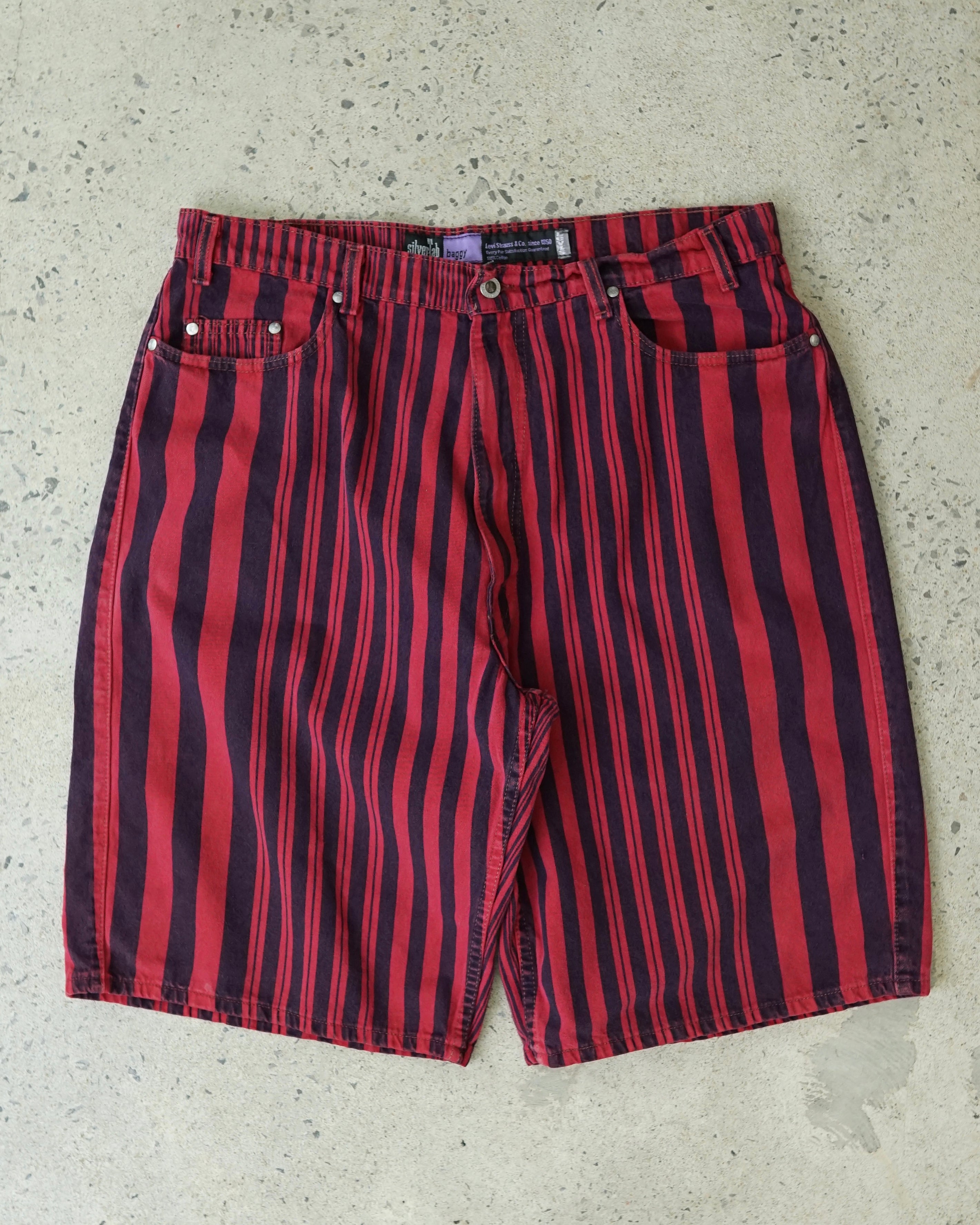 Levi's striped shorts online