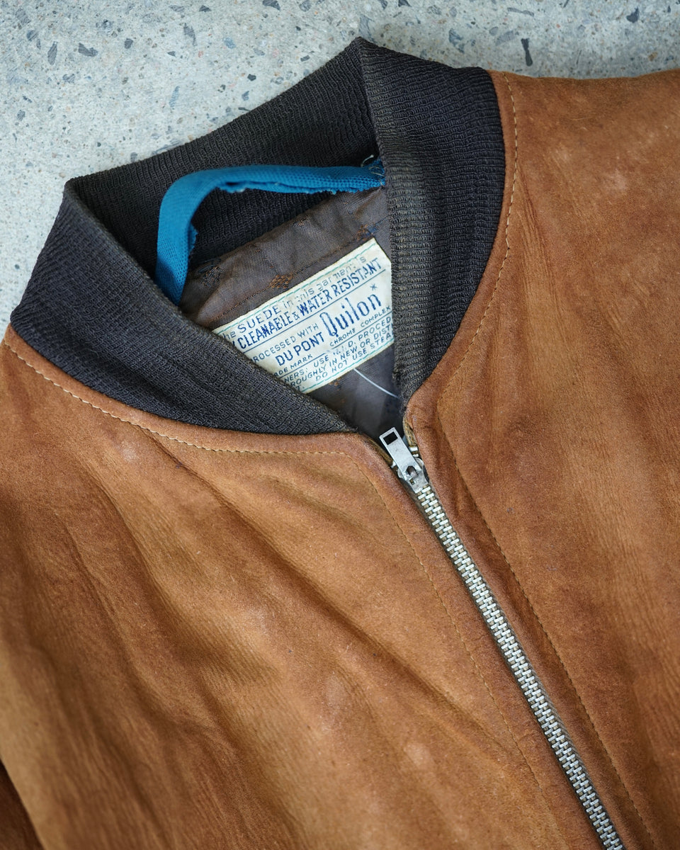 dupont quilon suede jacket - medium – Chez Claude Vintage