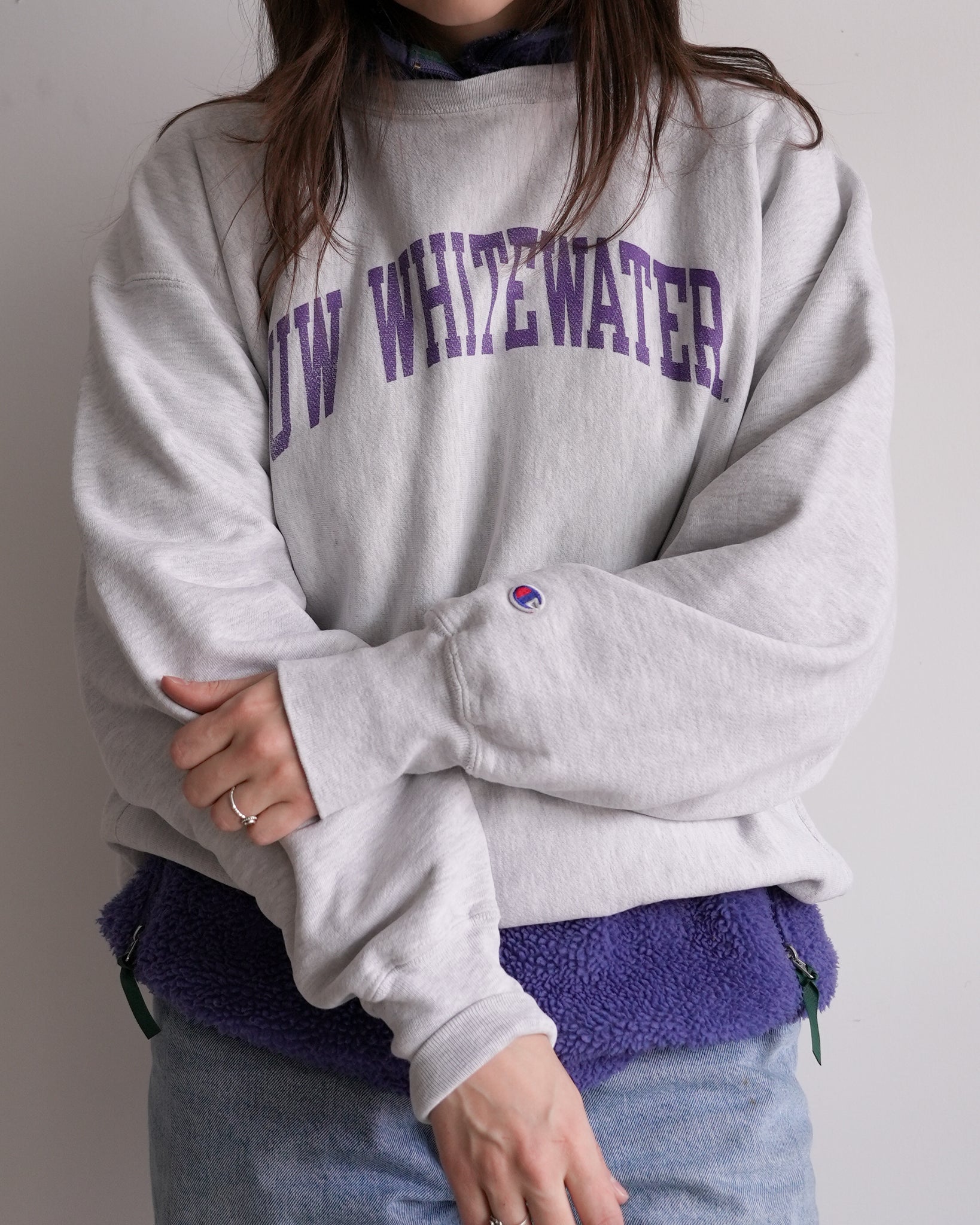 university of wisconsin-whitewater champion crewneck