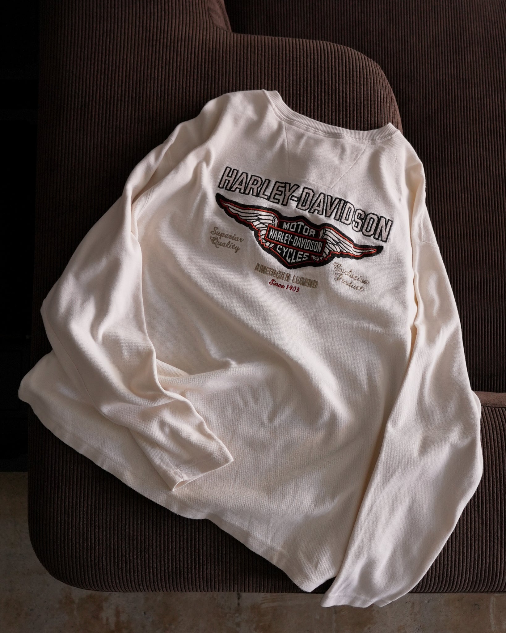 harley davidson henley longsleeve