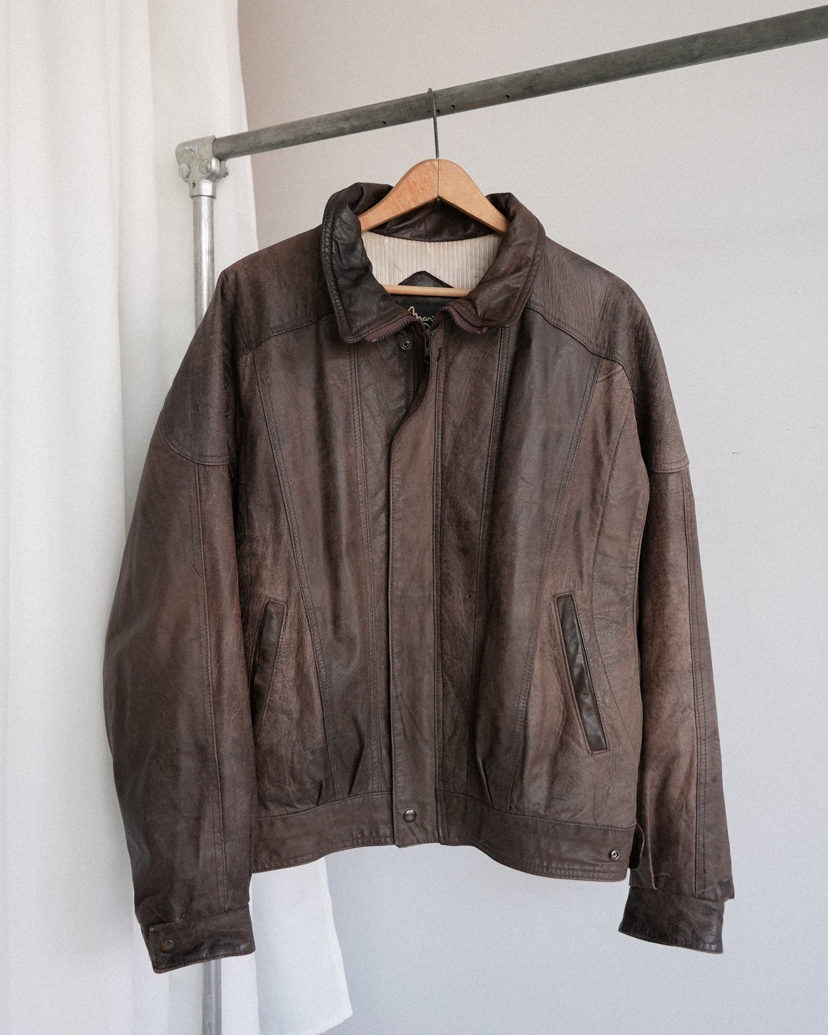 mario delfino leather jacket