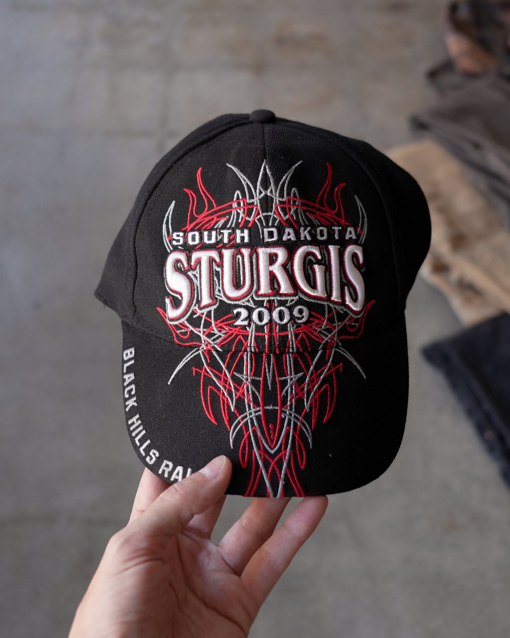 sturgis south dakota black hills rally 2009 snapback hat