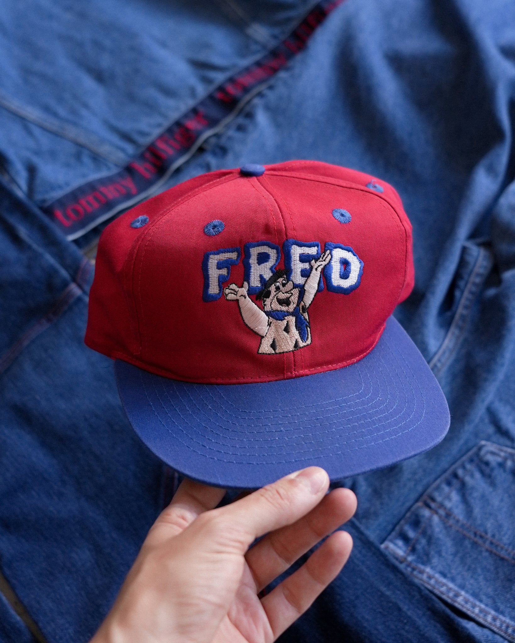 the flintstones fred 1993 snapback hat