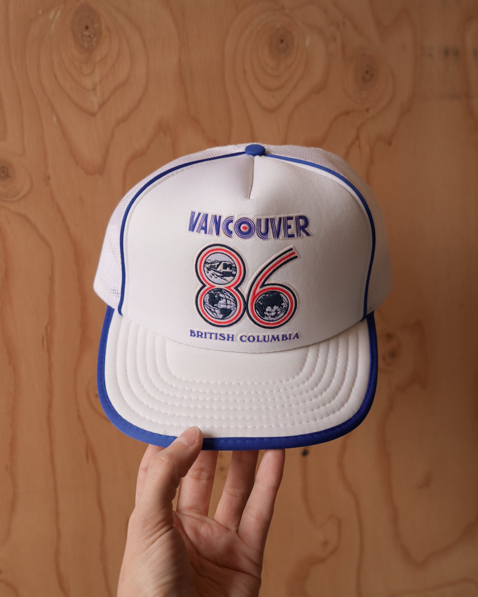 vancouver british columbia 80s trucker hat