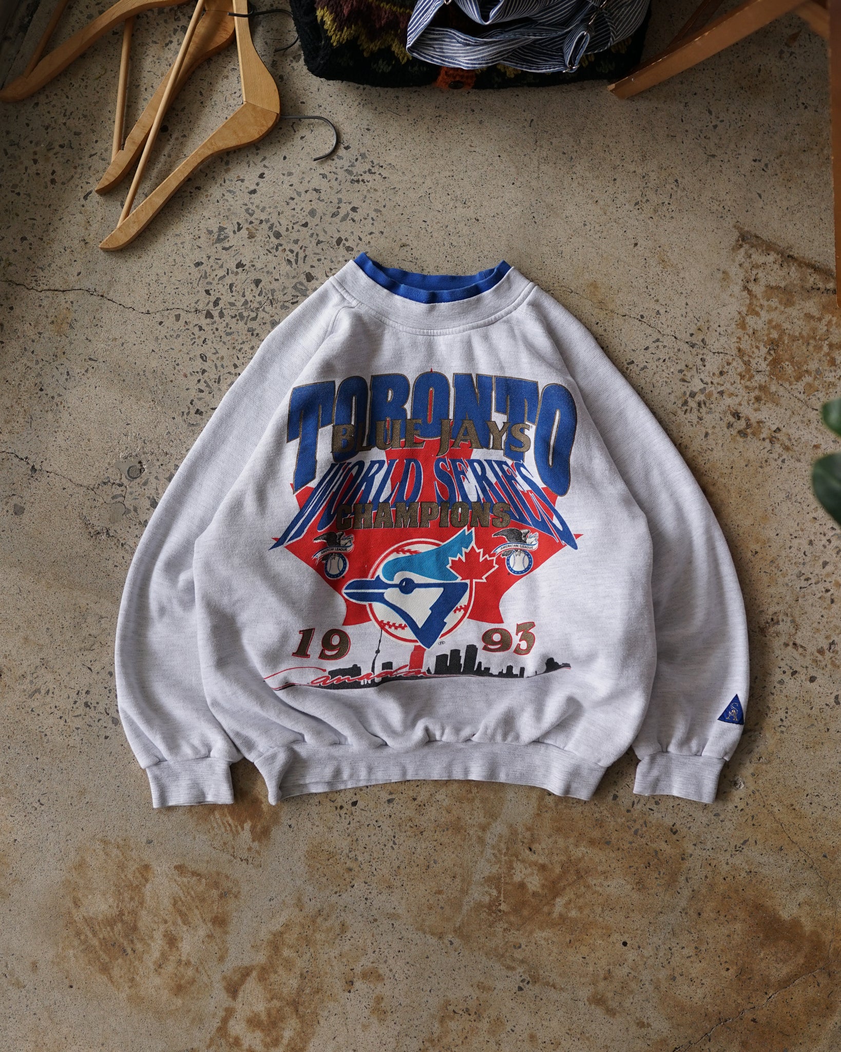 toronto blue jays mlb 1993 crewneck