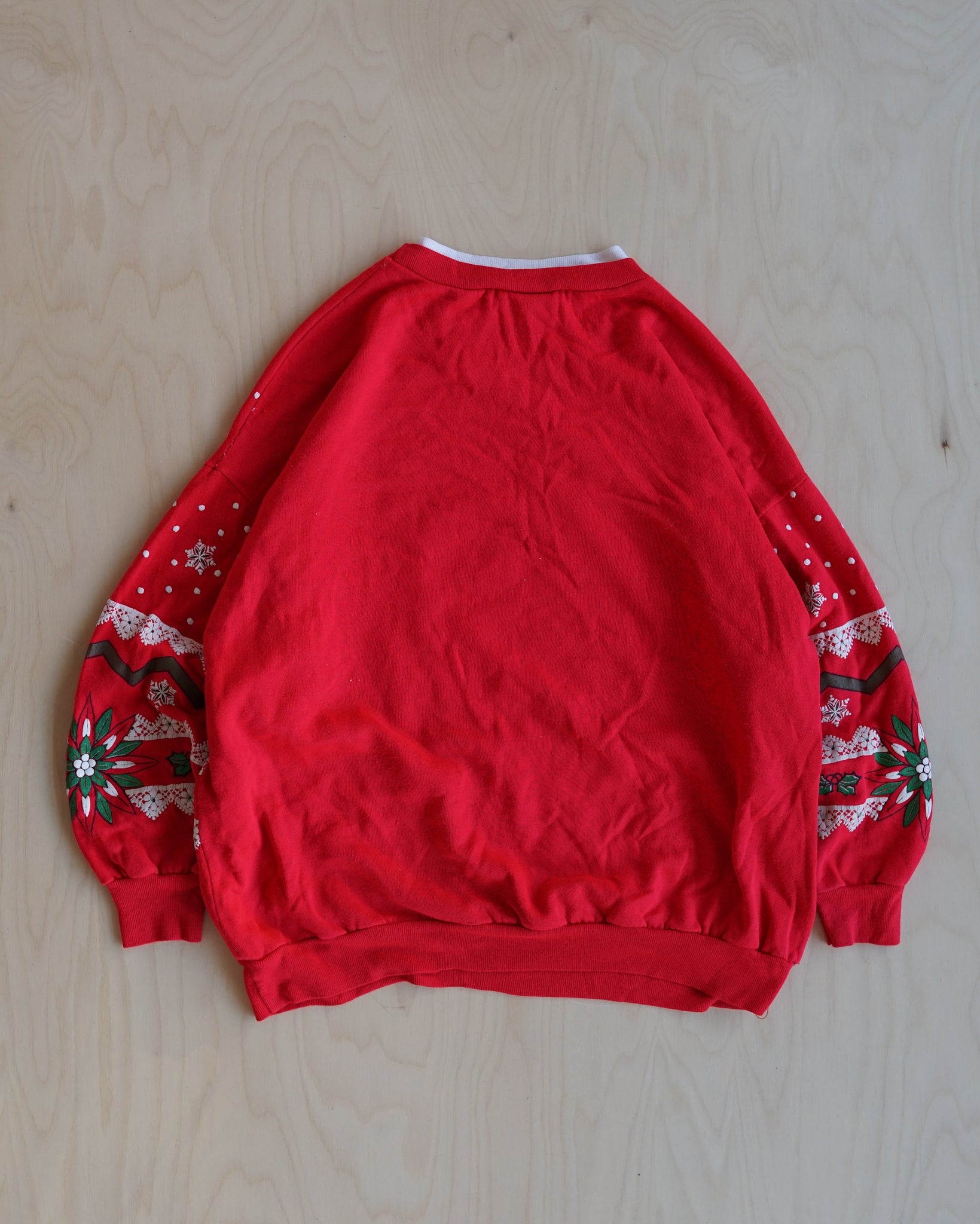 christmas winter landscape crewneck