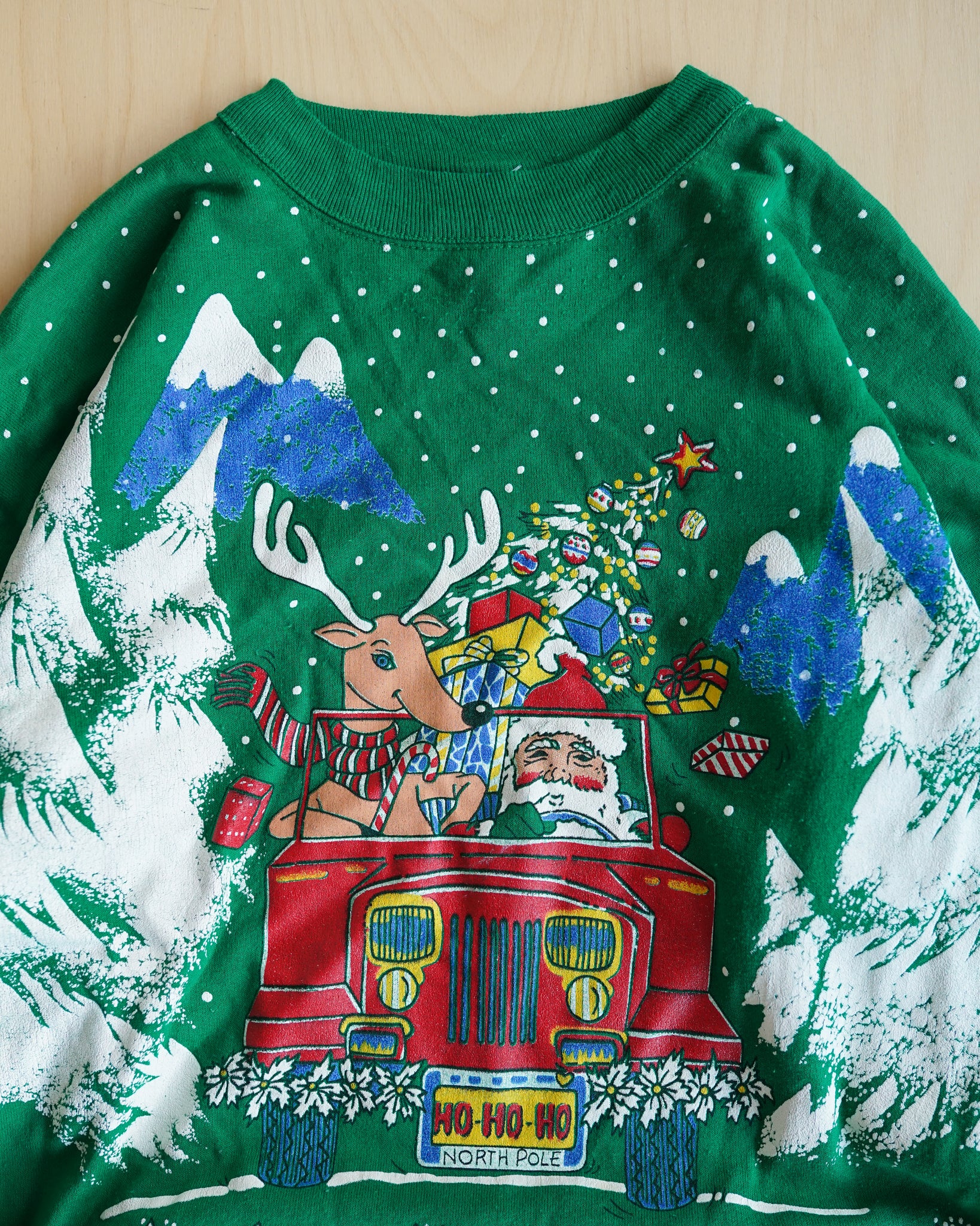 santa claus christmas crewneck