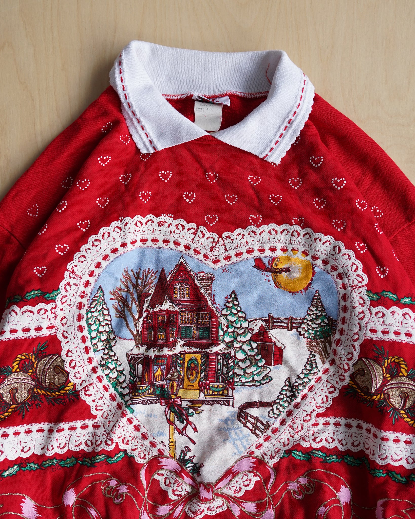 christmas landscape sweater