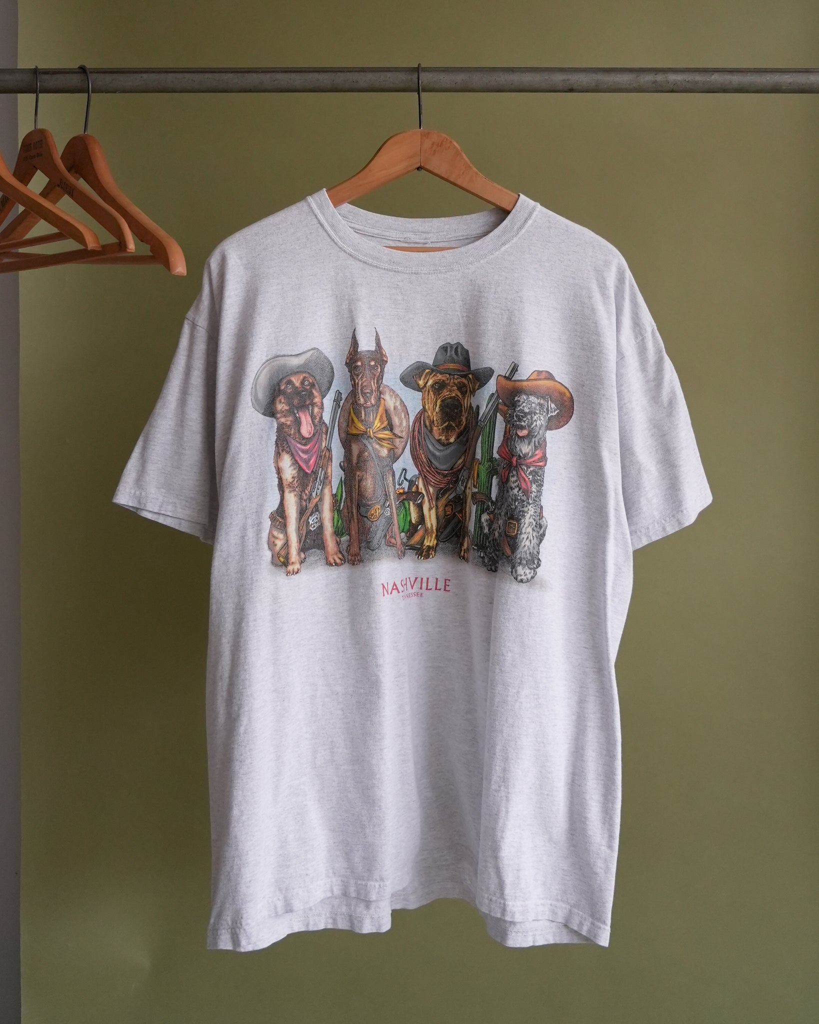 cowboy dogs nashville tennessee t-shirt