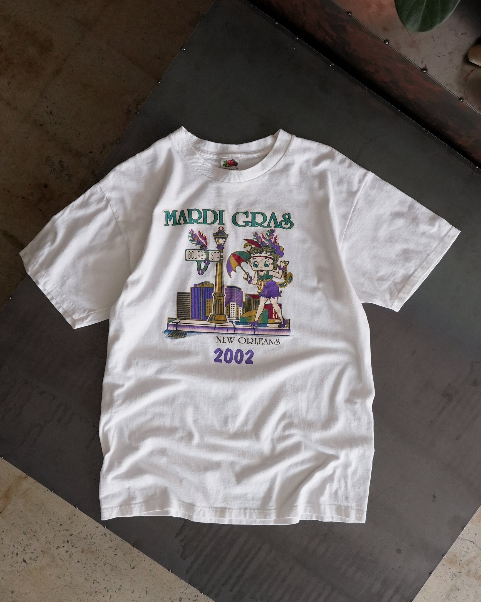 betty boop mardi gras 2002 t-shirt