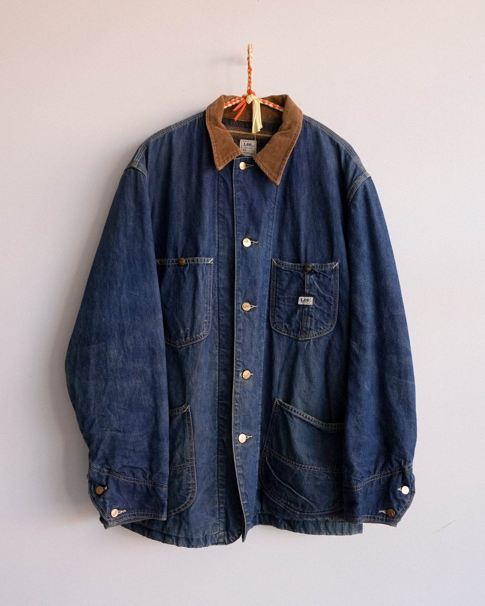 lee workwear lined denim jacket