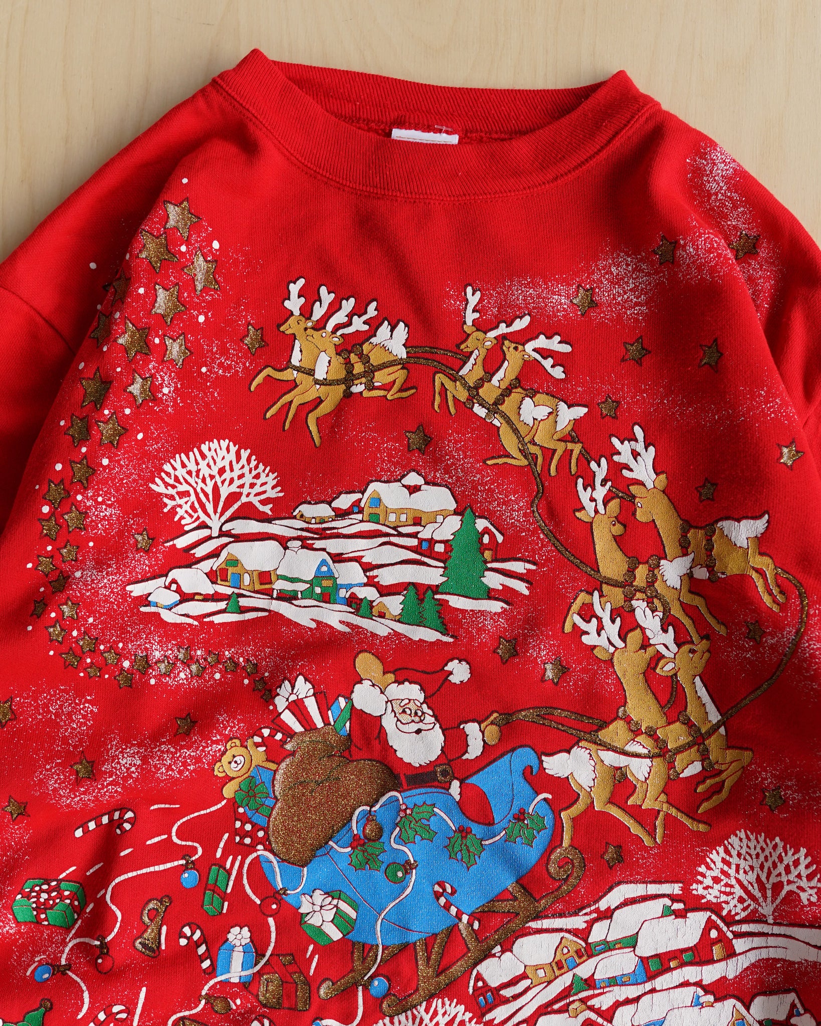 santa claus christmas crewneck