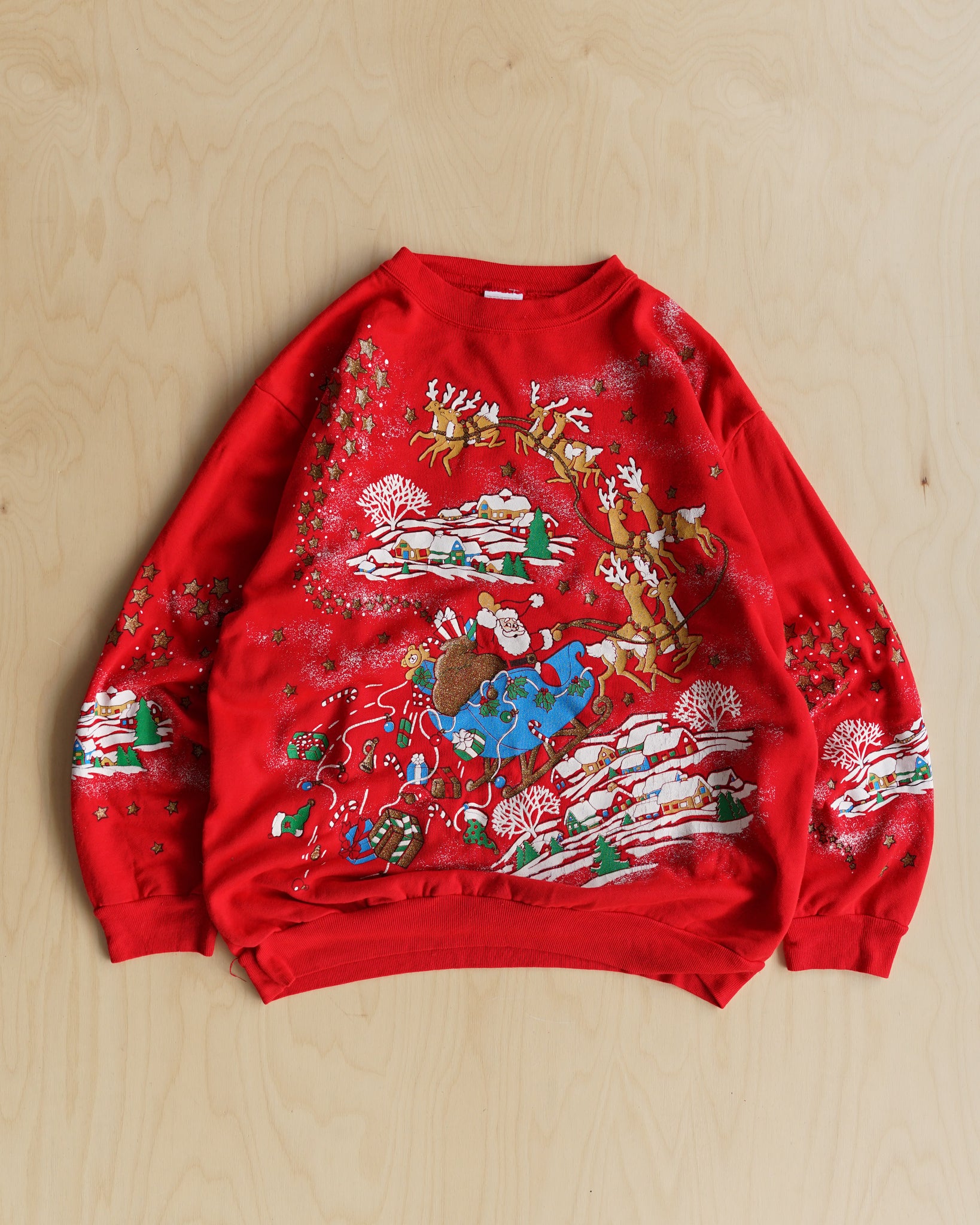 santa claus christmas crewneck
