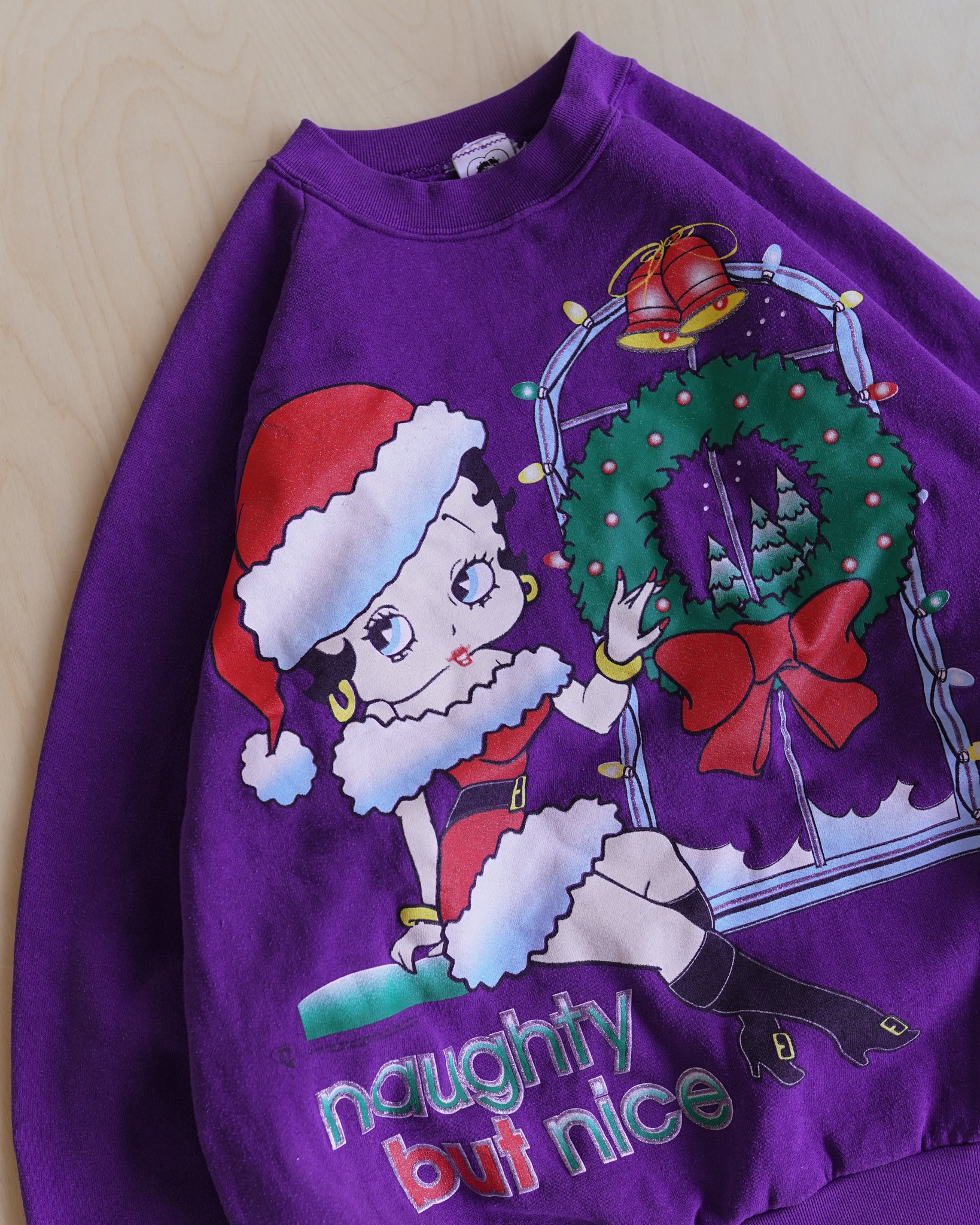 betty boop christmas crewneck