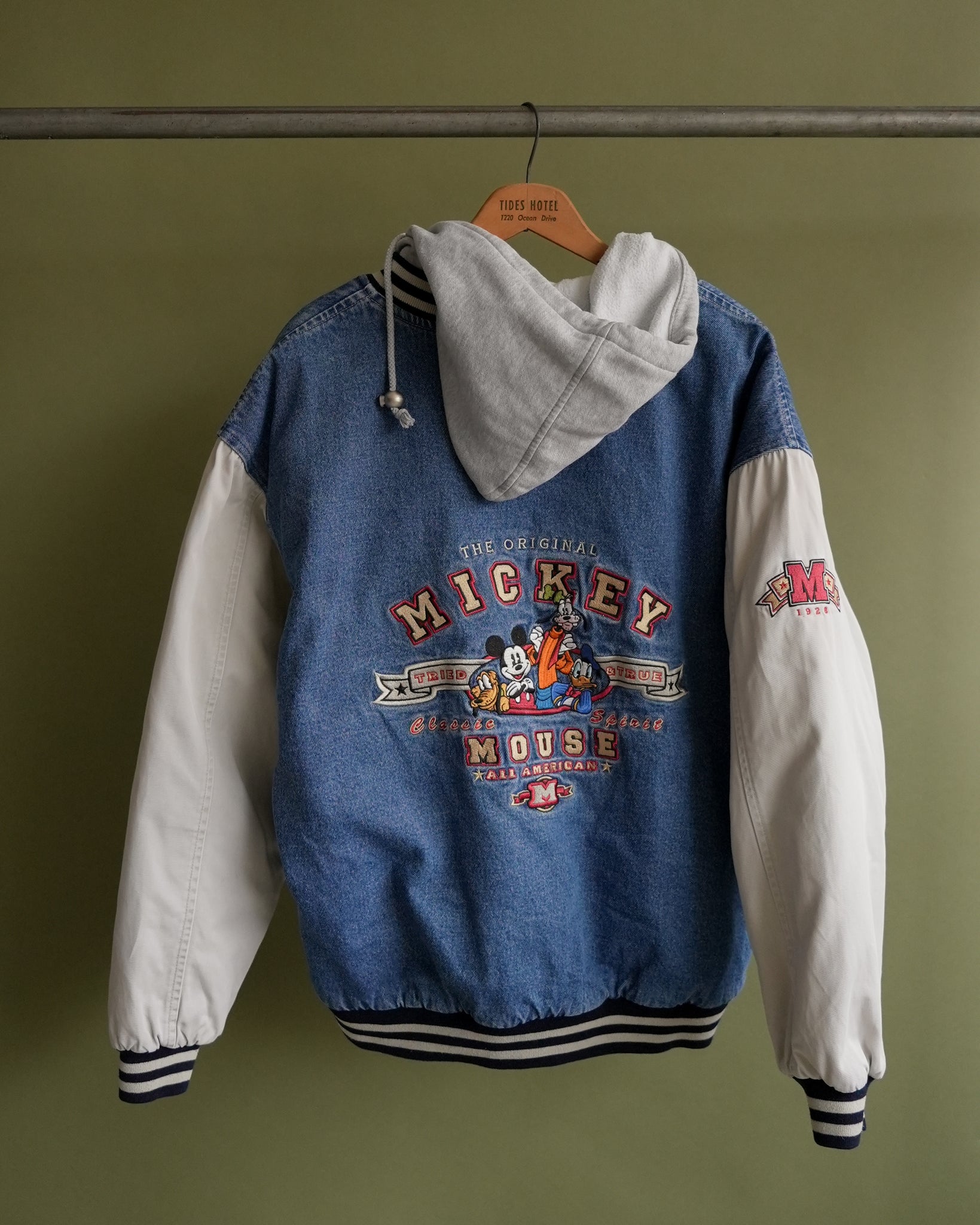 mickey mouse disney denim jacket