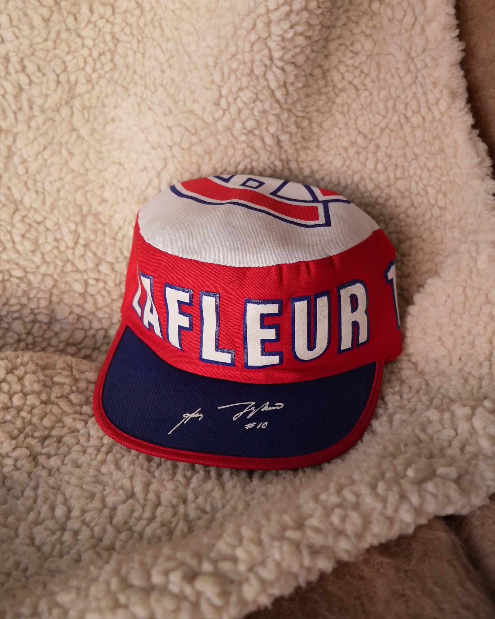 montreal canadiens guy lafleur elastic hat