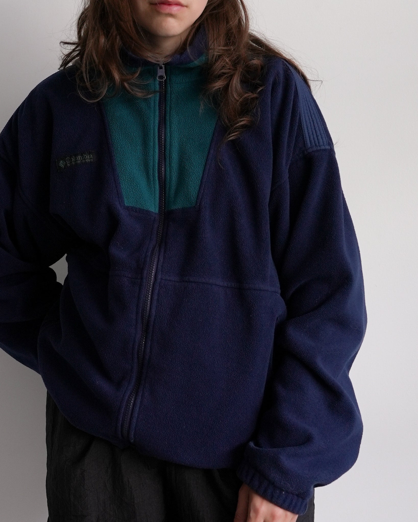 columbia zip-up fleece