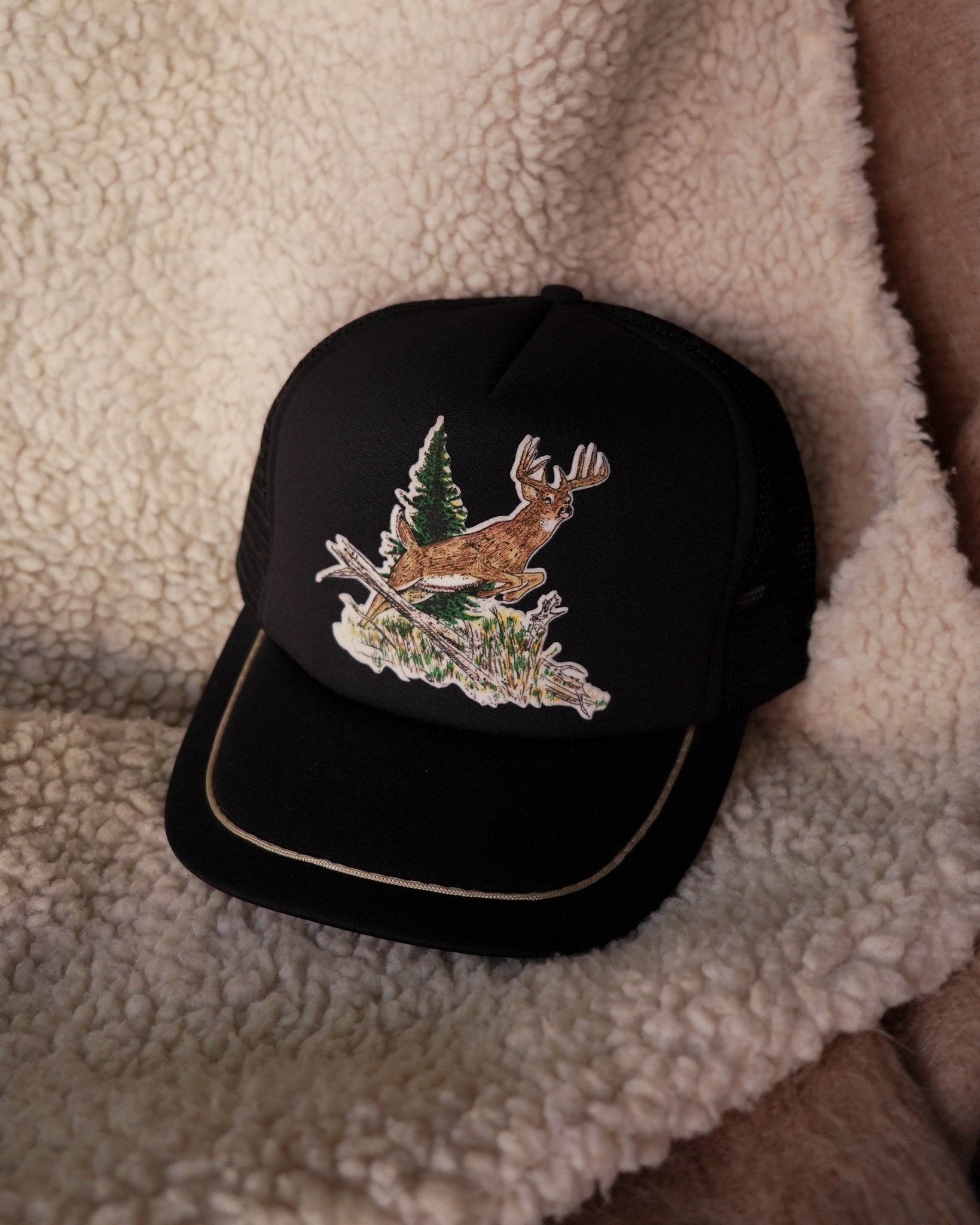 deer trucker hat