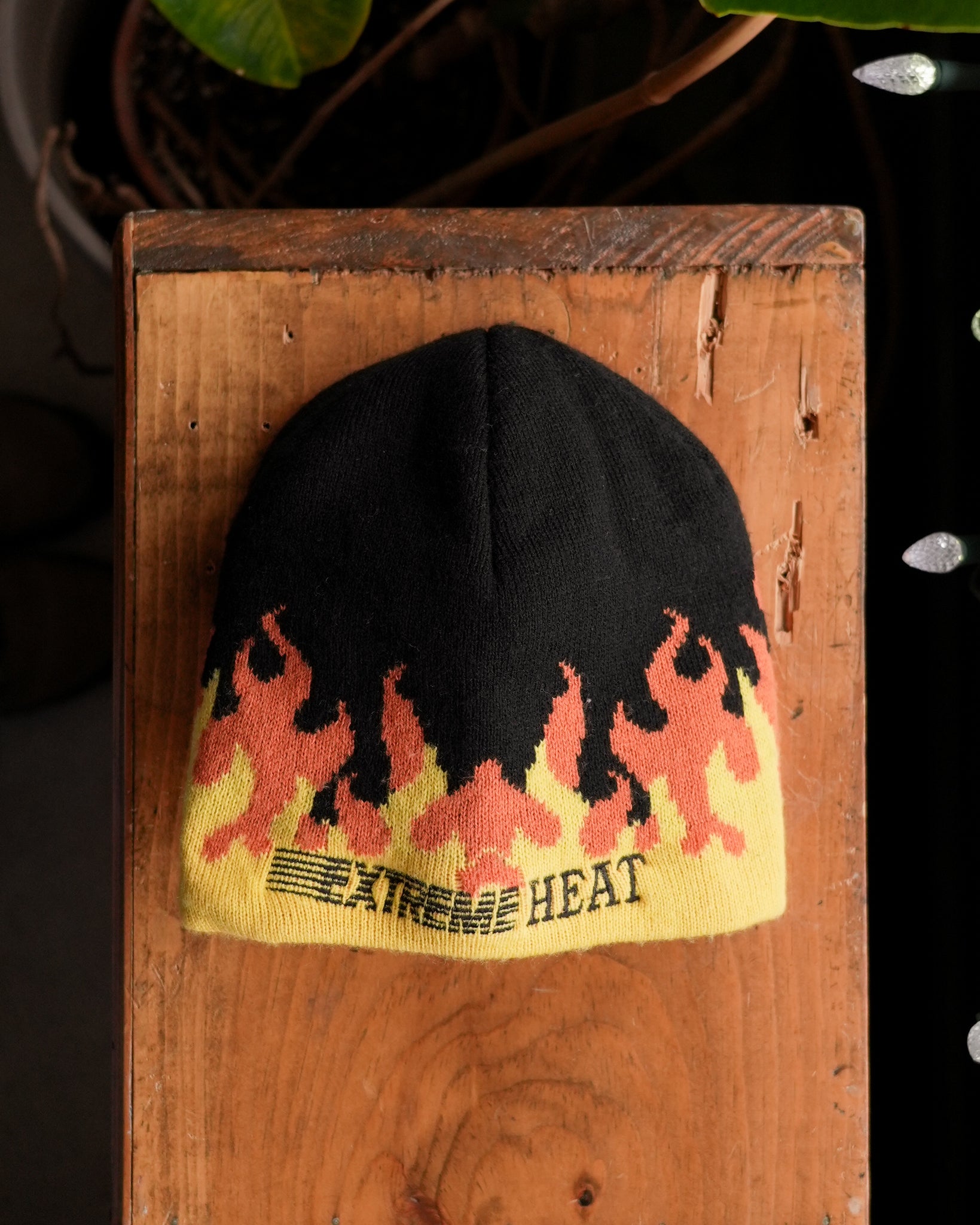 extreme heat flames beanie