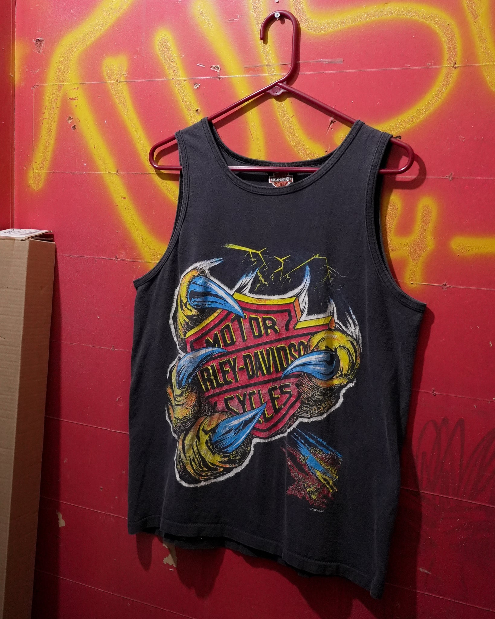 harley davidson eagle claw tank top