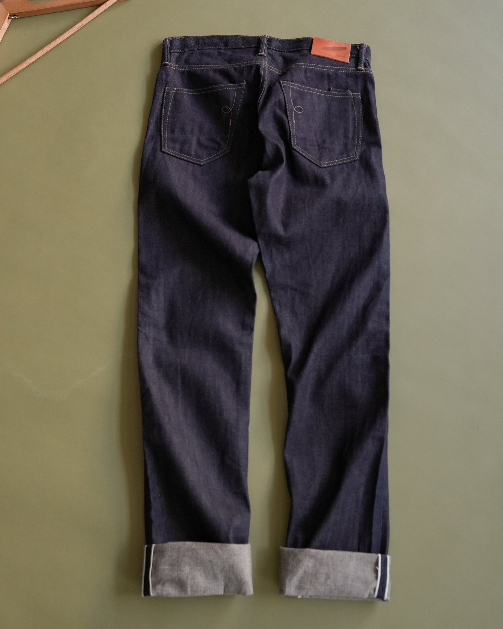rgt selvedge raw denim jeans