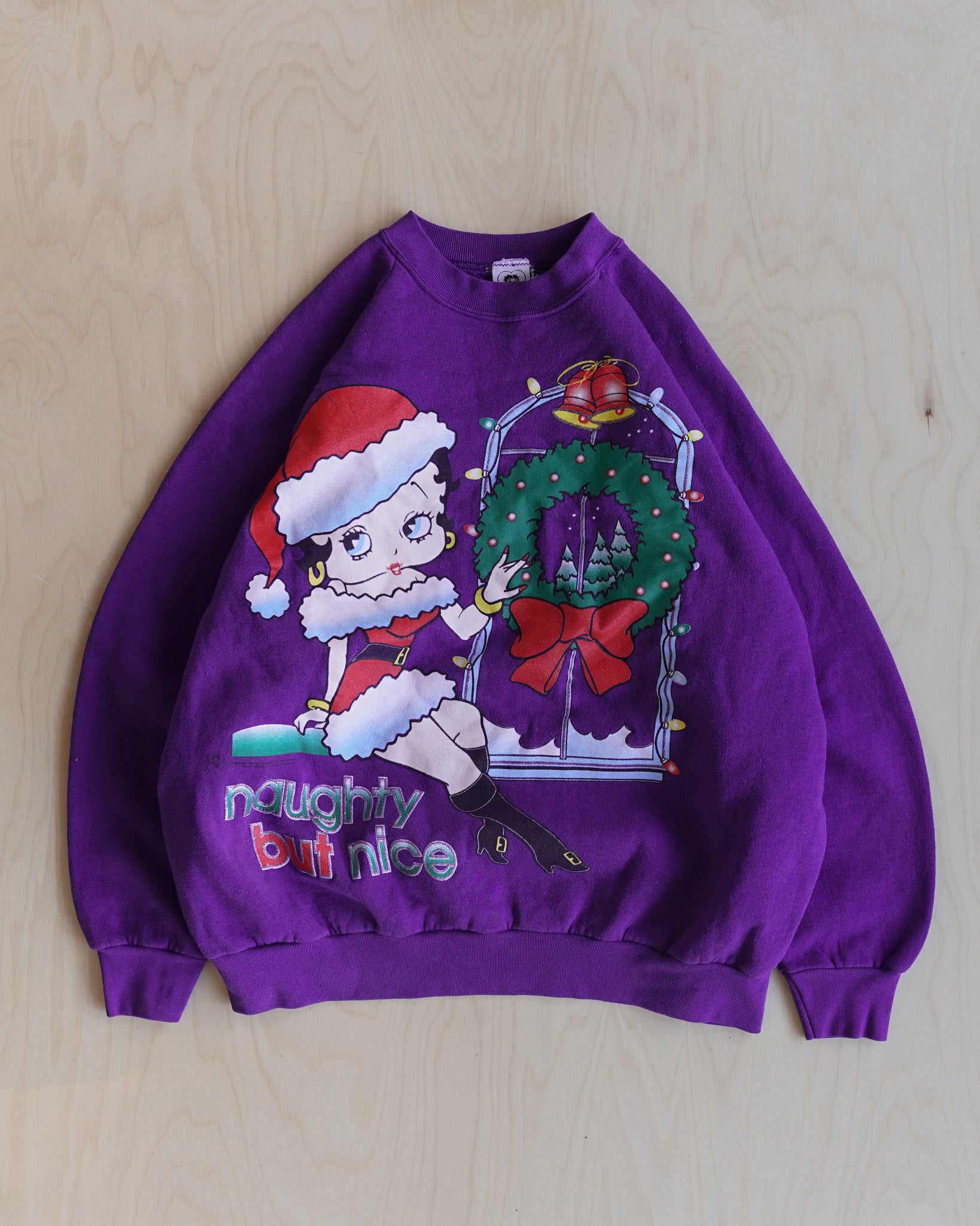 betty boop christmas crewneck