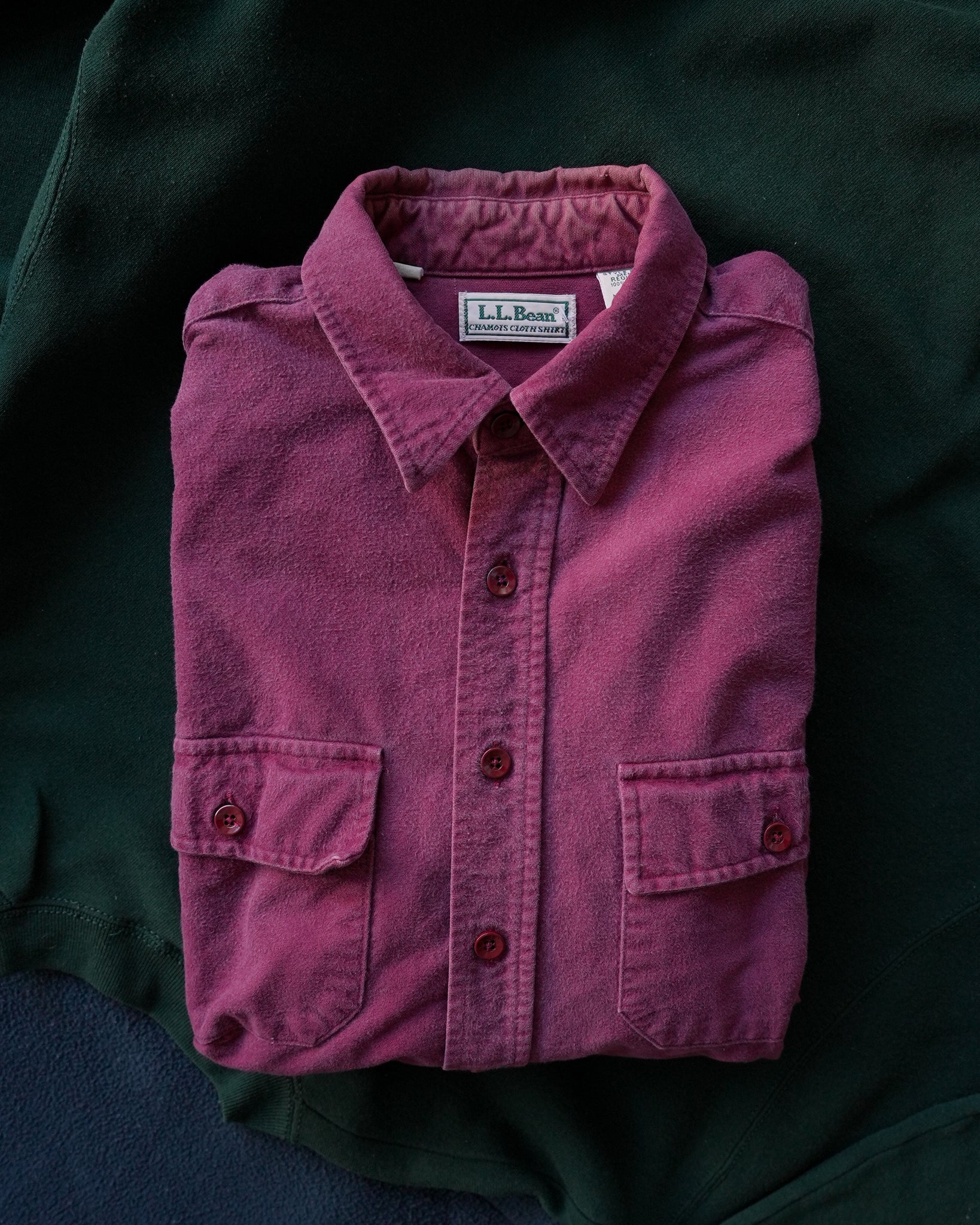 l.l. bean button-up shirt