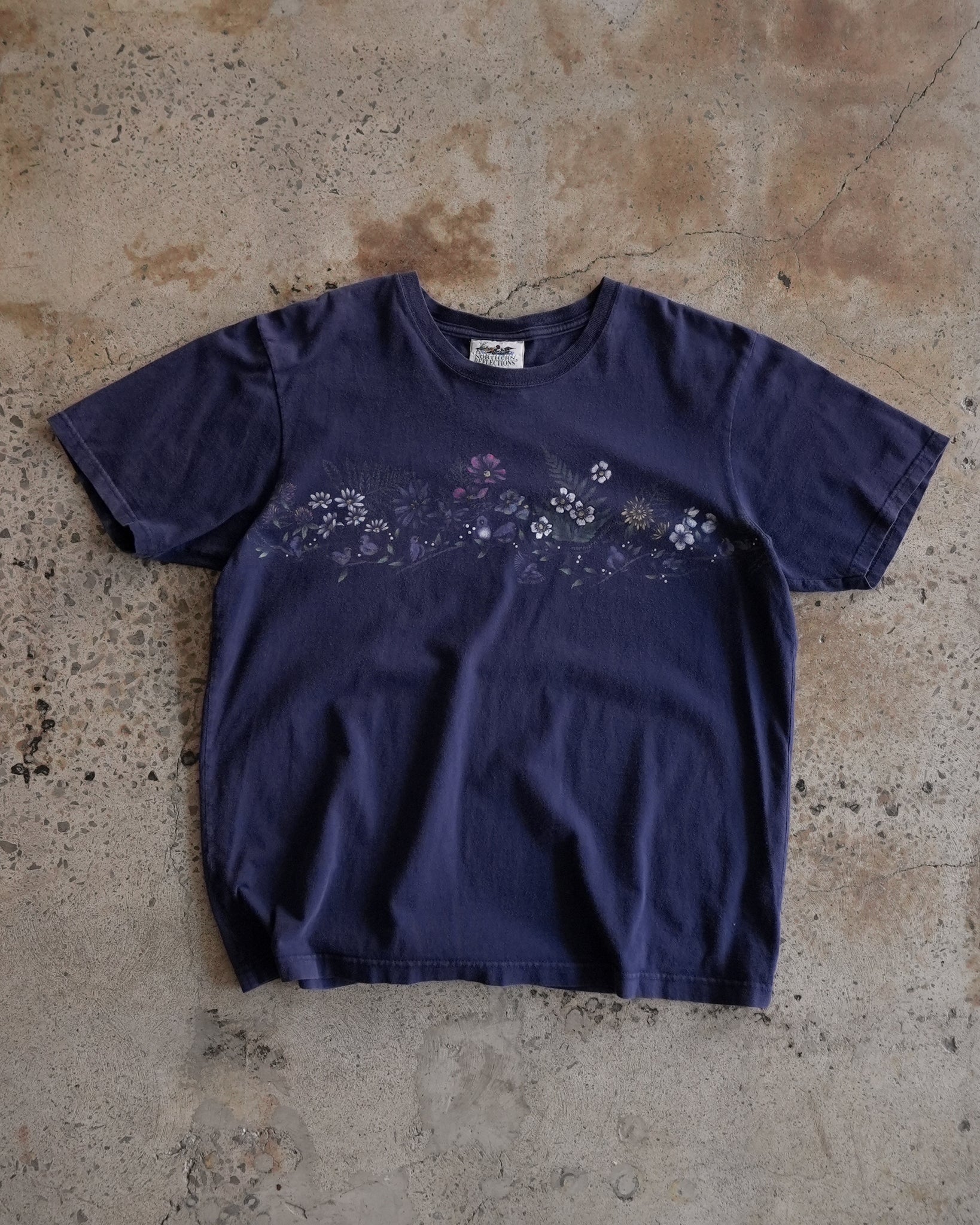 nothern reflections flowers t-shirt