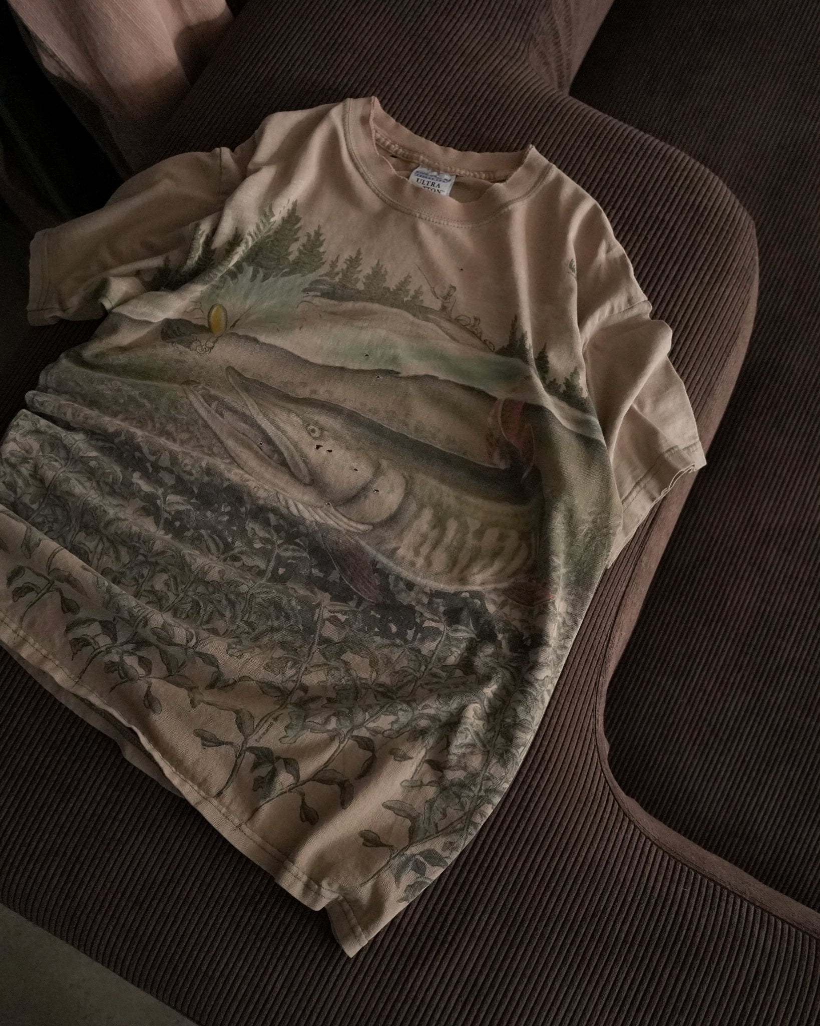 nothern pike wildlife bass t-shirt
