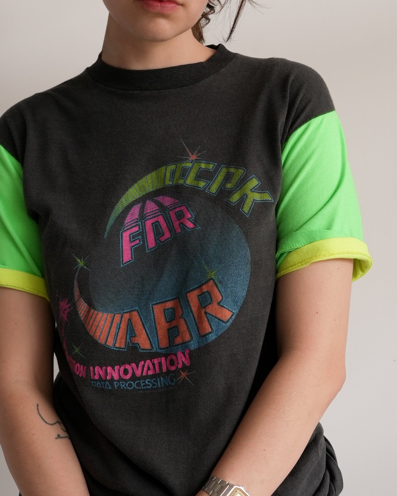 innovation data processing 1985 t-shirt