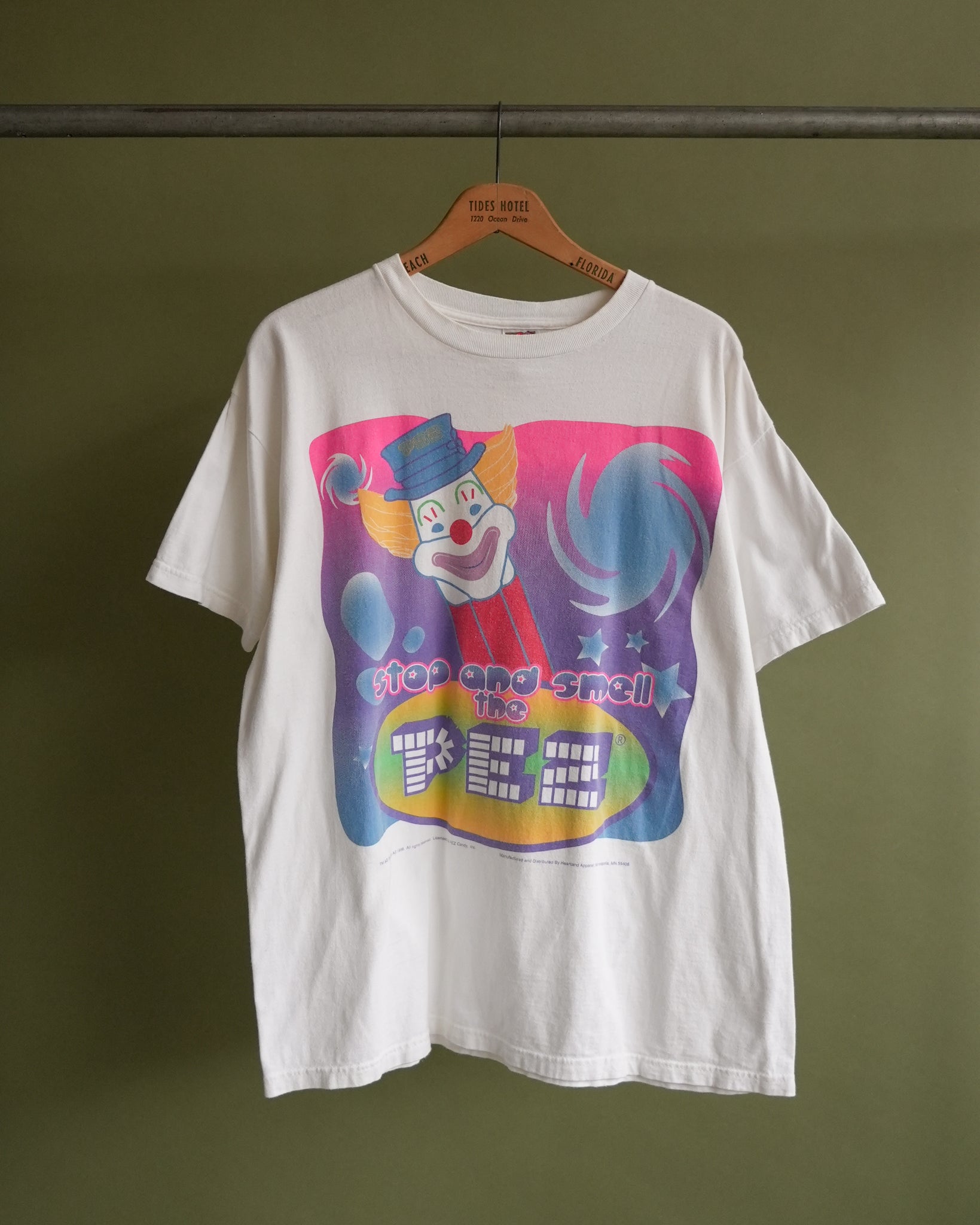 stop and smell the pez 1998 t-shirt