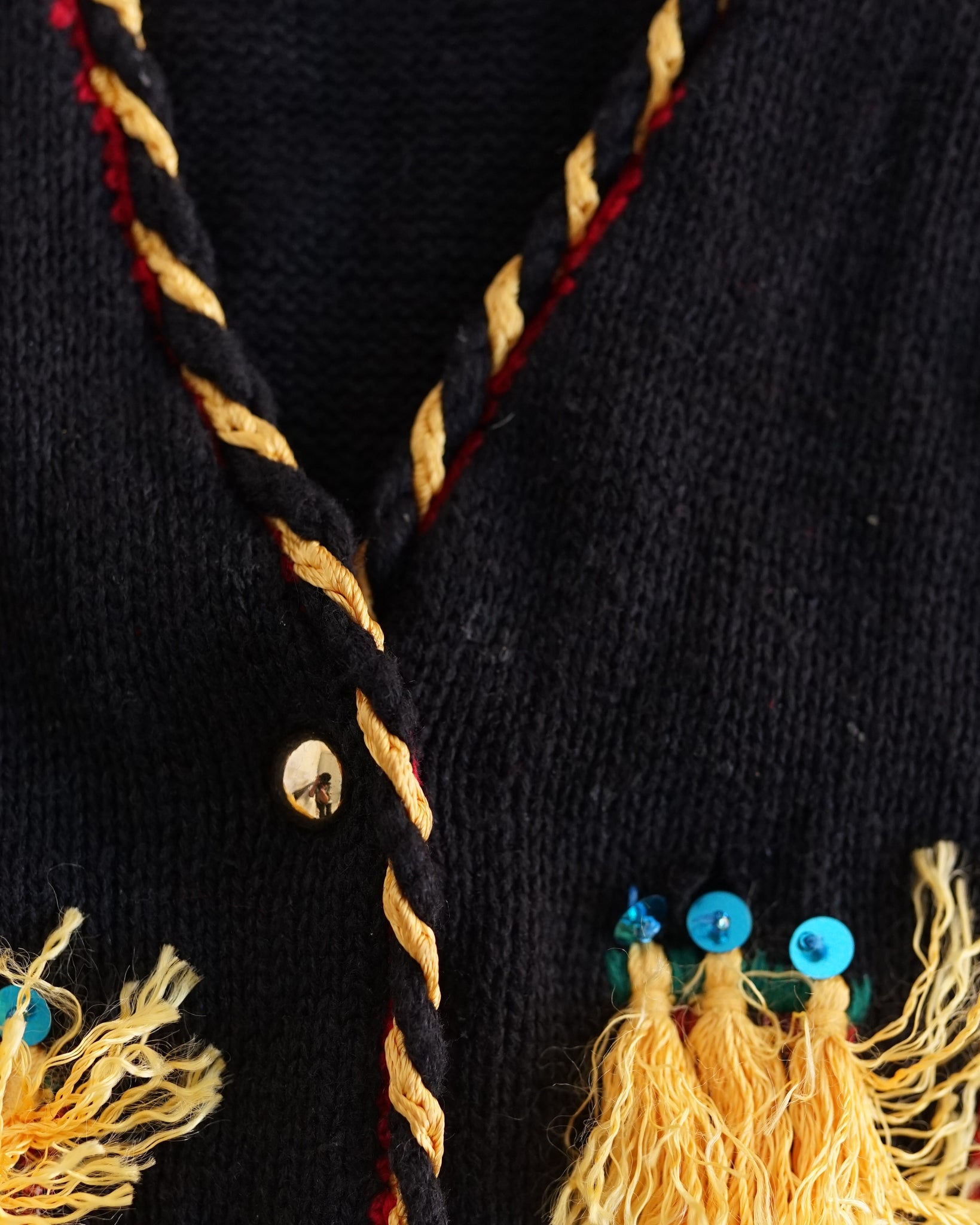 nutcracker knit vest