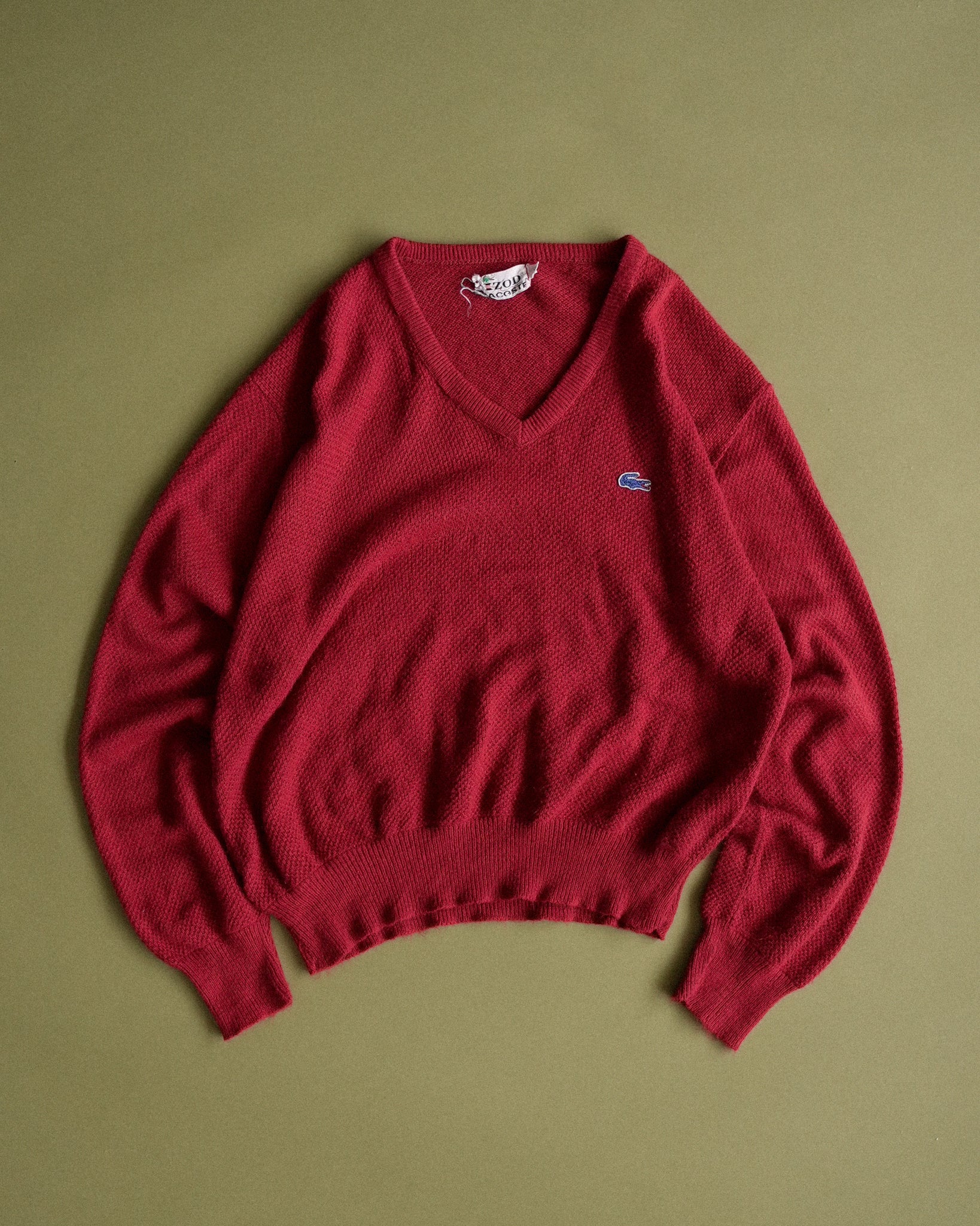 lacoste izod knit sweater