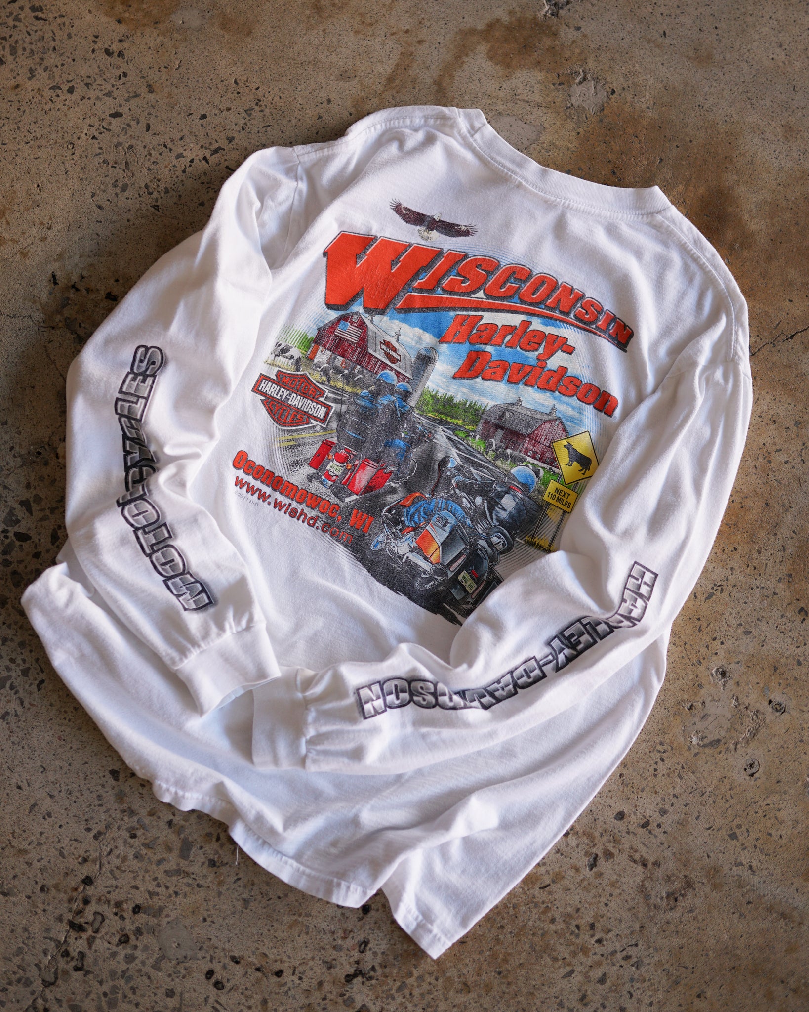 harley davidson wisconsin longsleeve