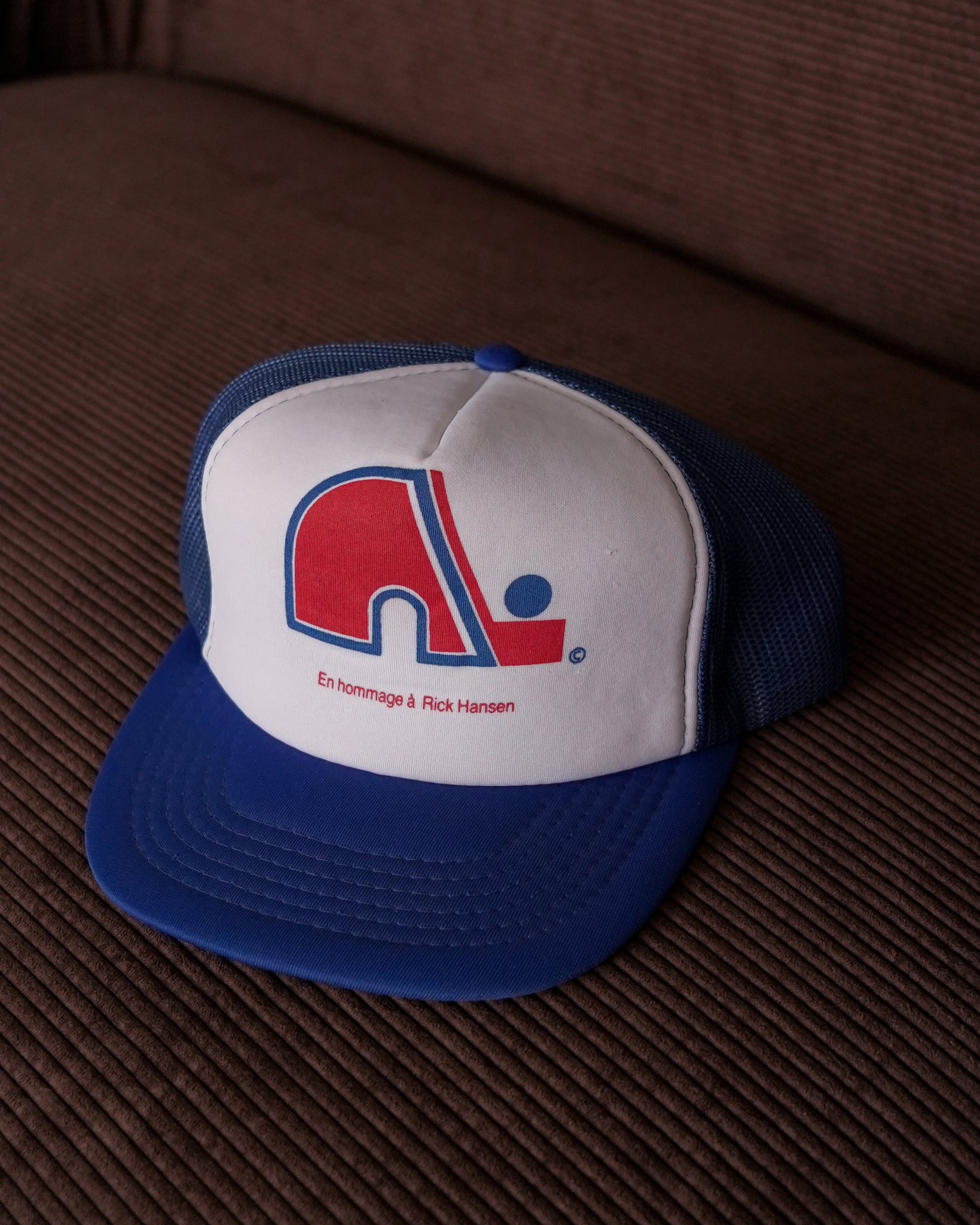 quebec nordiques trucker hat