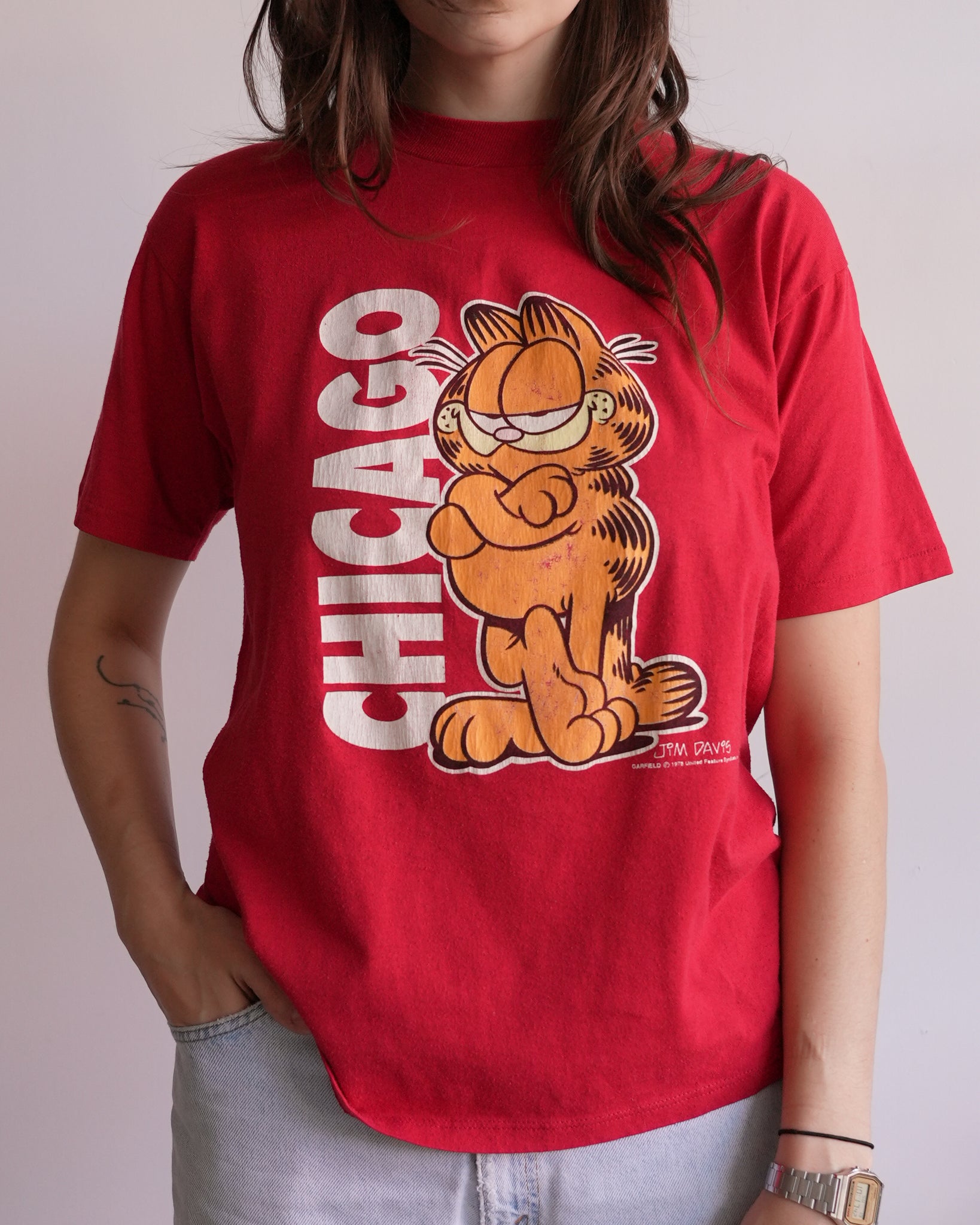 garfield chicago vintage t-shirt