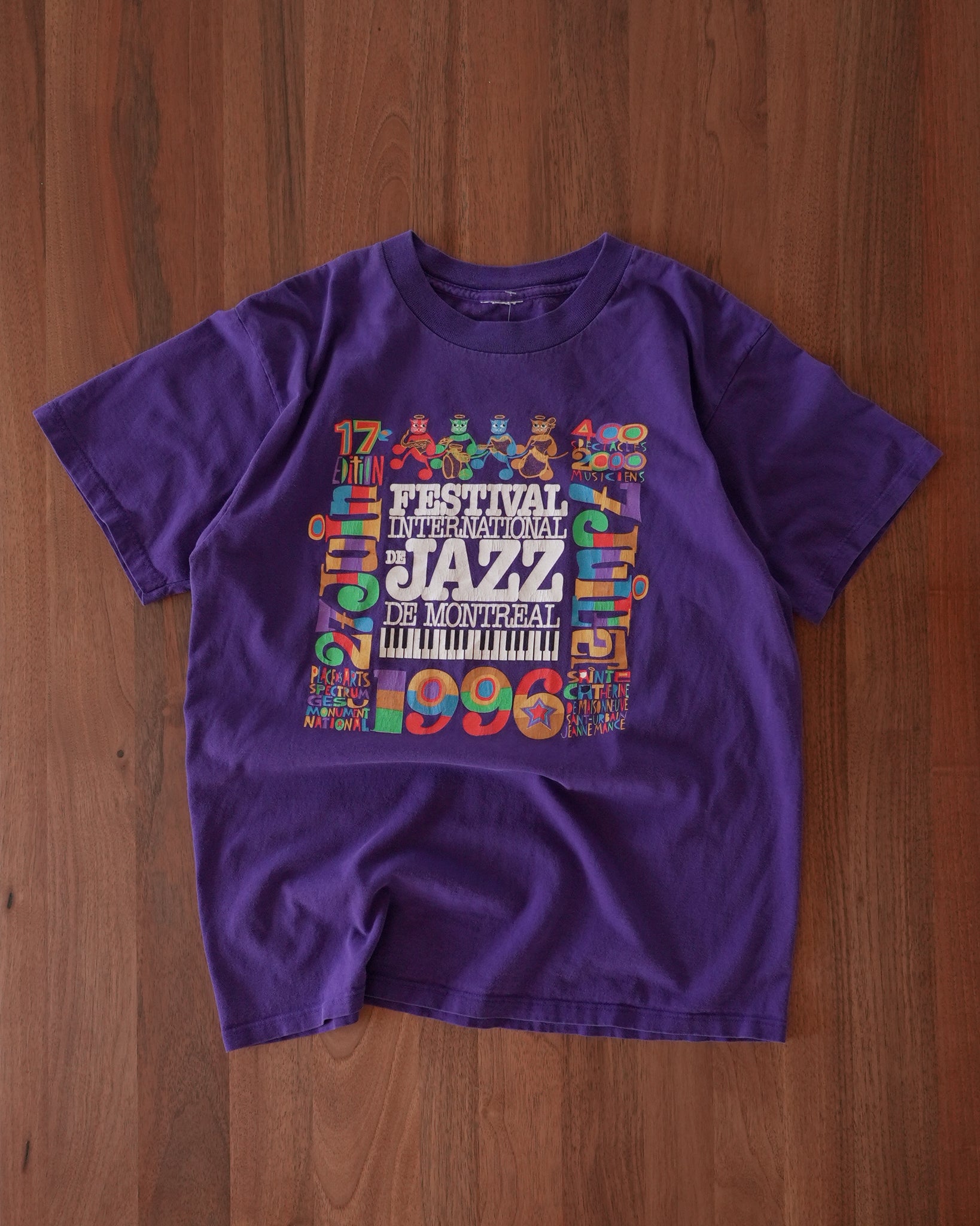 festival de jazz de montreal 1996 t-shirt