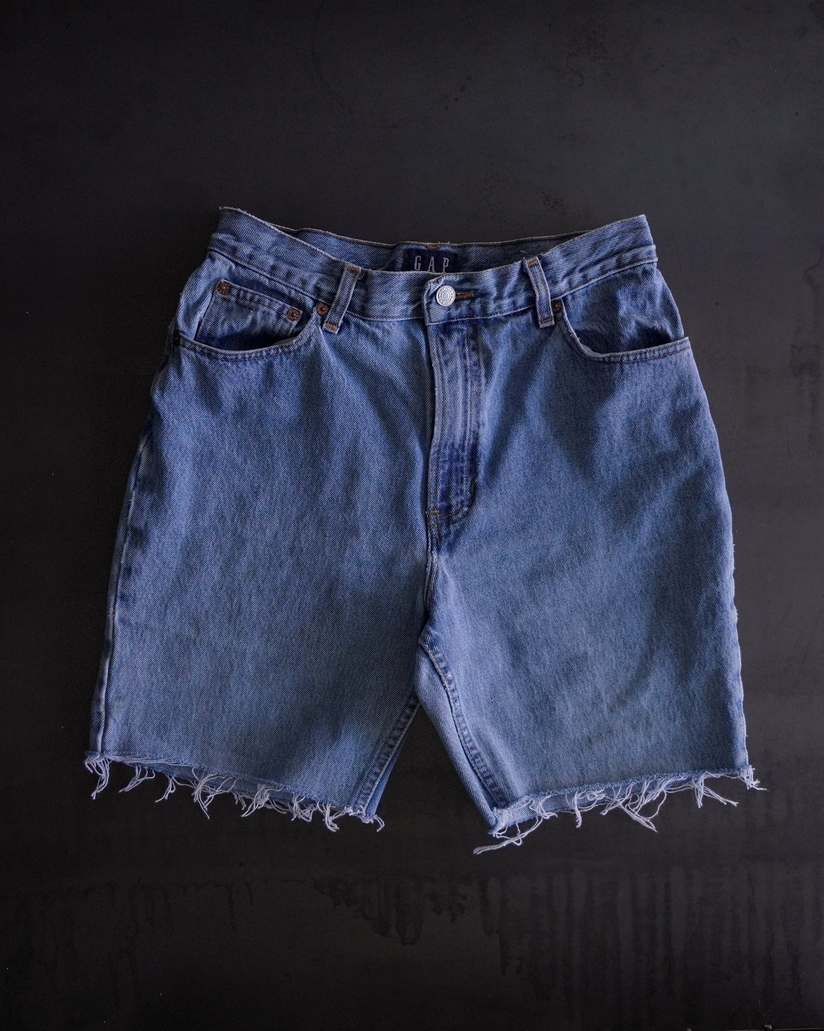 gap cut-off jean shorts