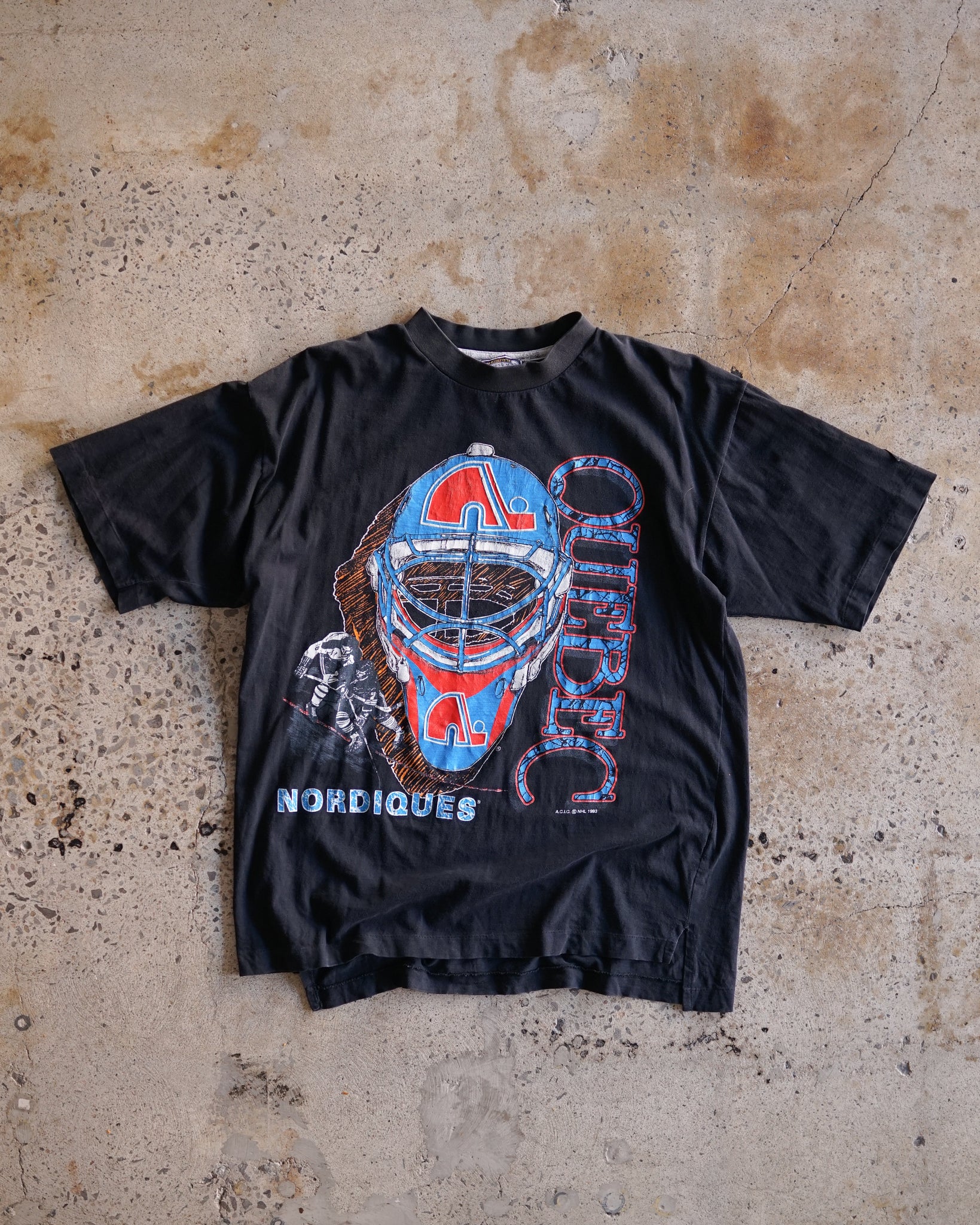 quebec nordiques nhl 1993 t-shirt