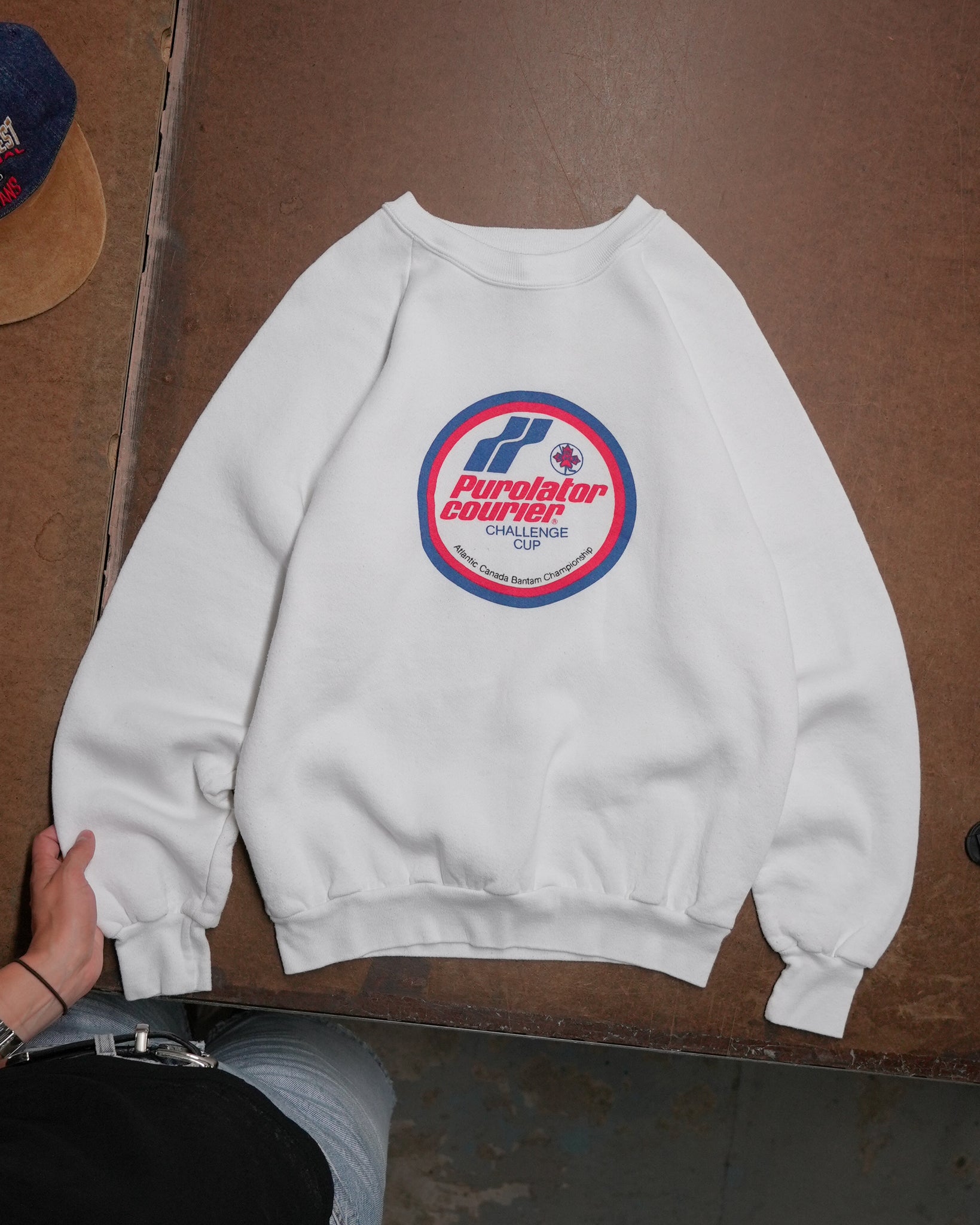 purolator courier crewneck
