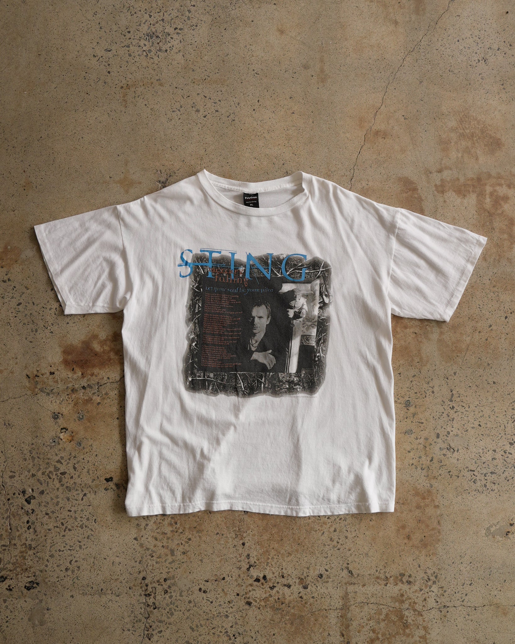 sting mercury falling 1996 t-shirt