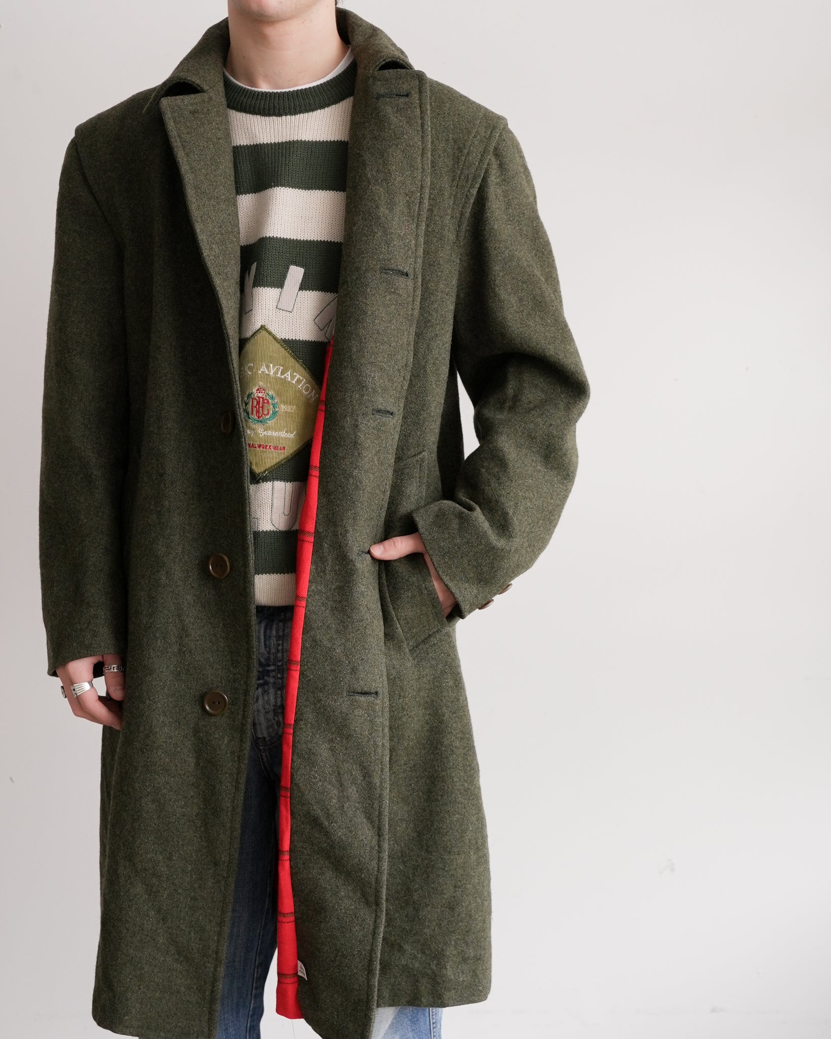 pendleton wool trench coat