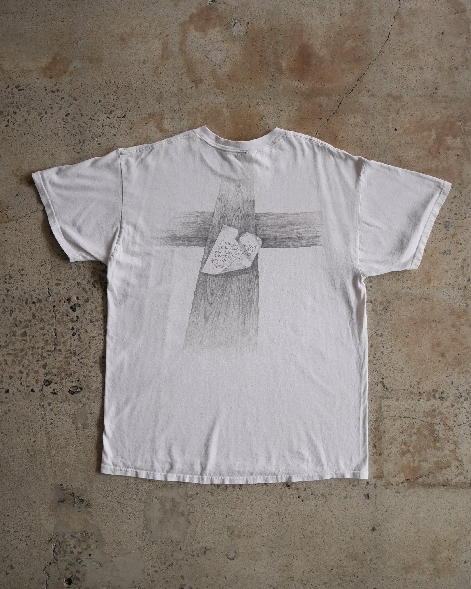 jesus note t-shirt