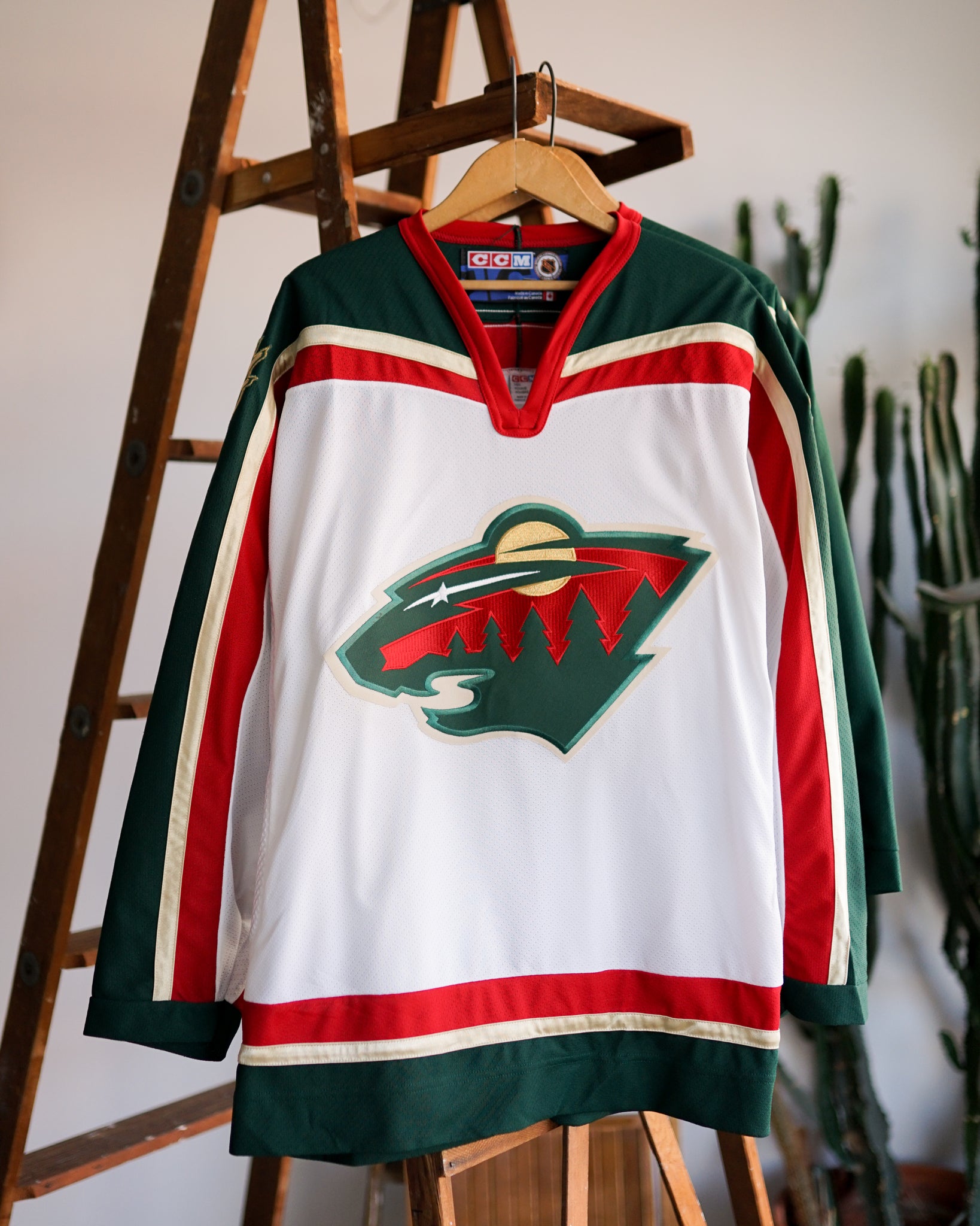 minnesota wild ccm nhl jersey