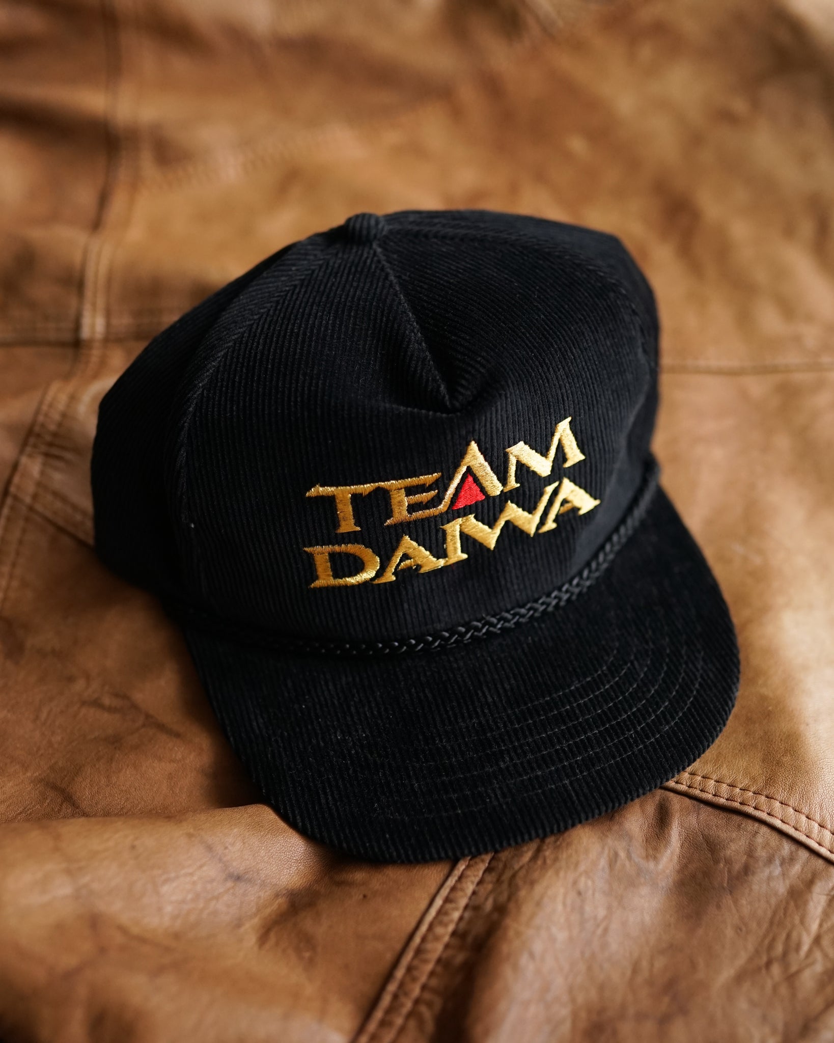 team daiwa corduroy snapback hat