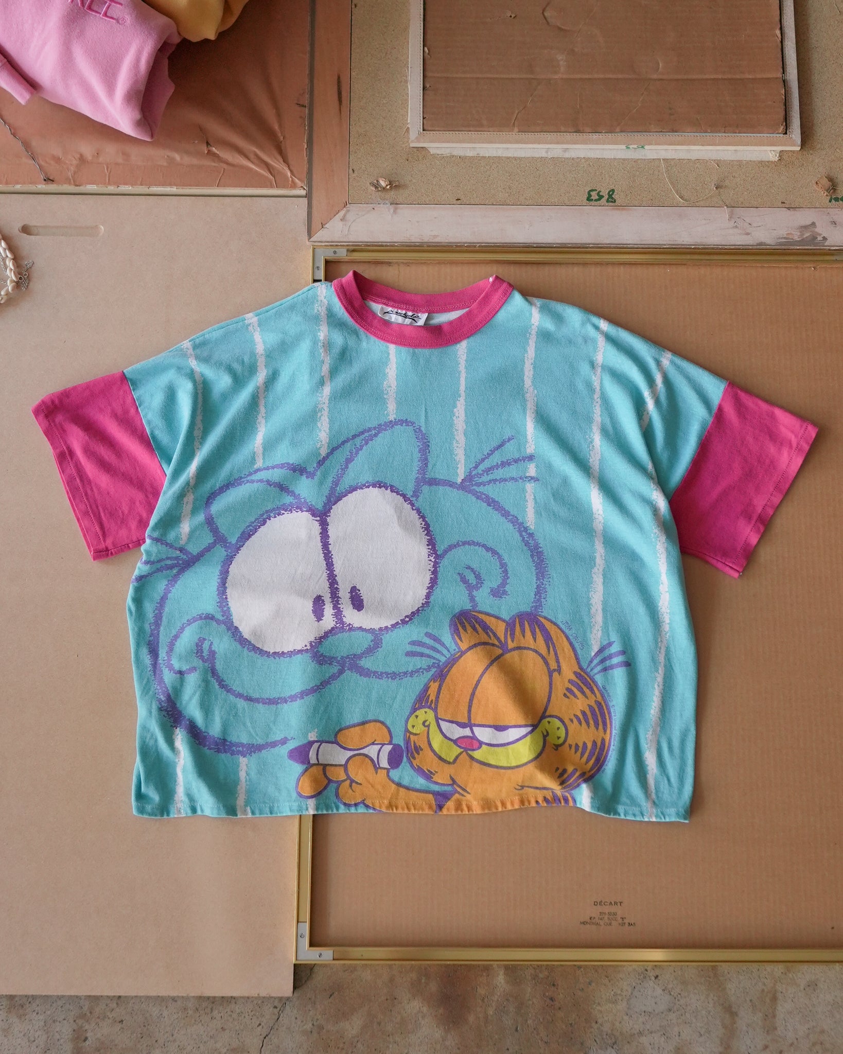 garfield 90s crop t-shirt