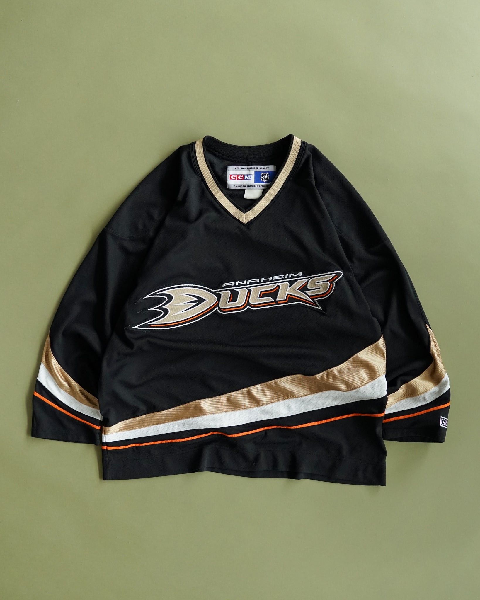 anaheim ducks ccm hockey jersey