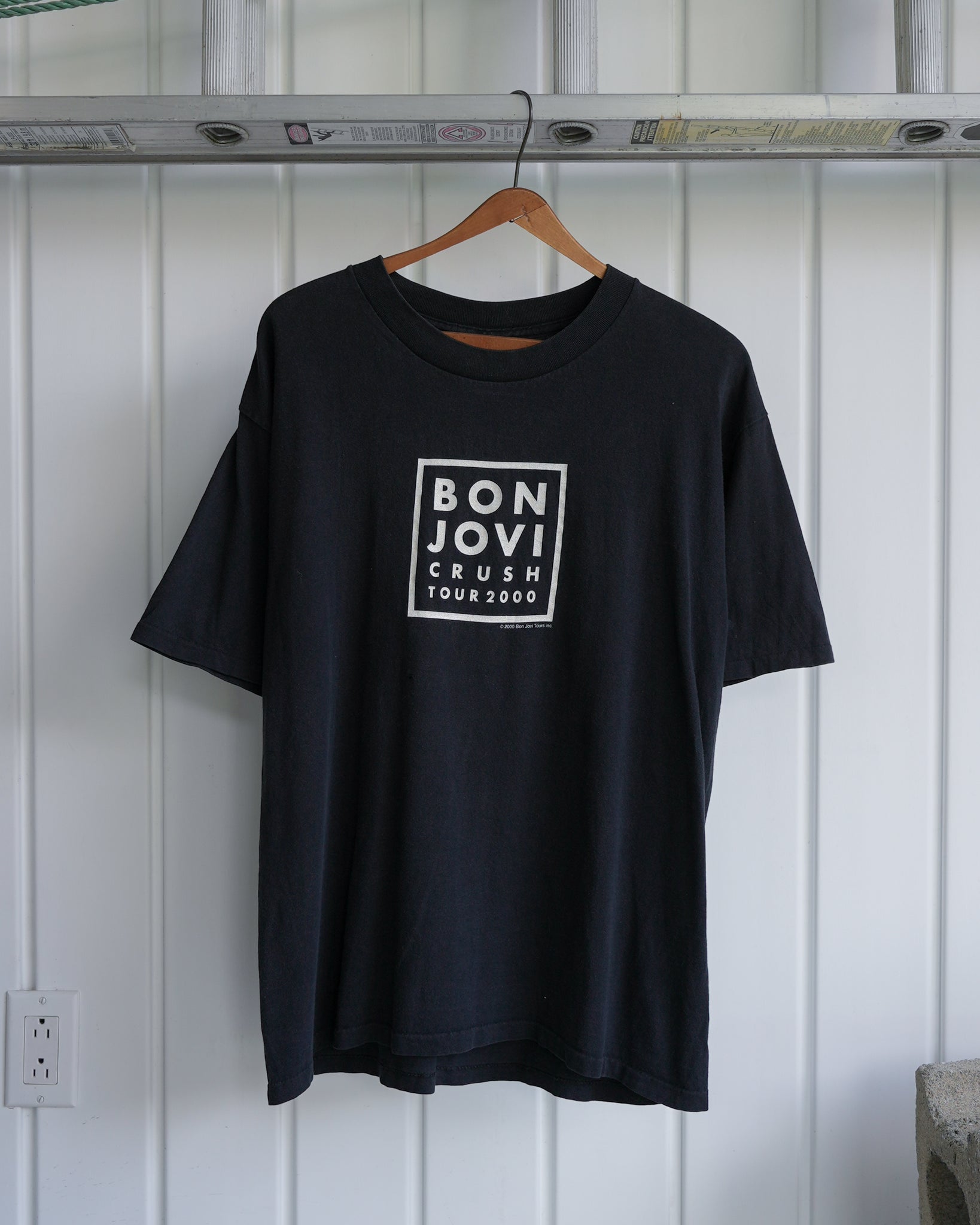 bon jovi crush tour 2000 rock band t-shirt