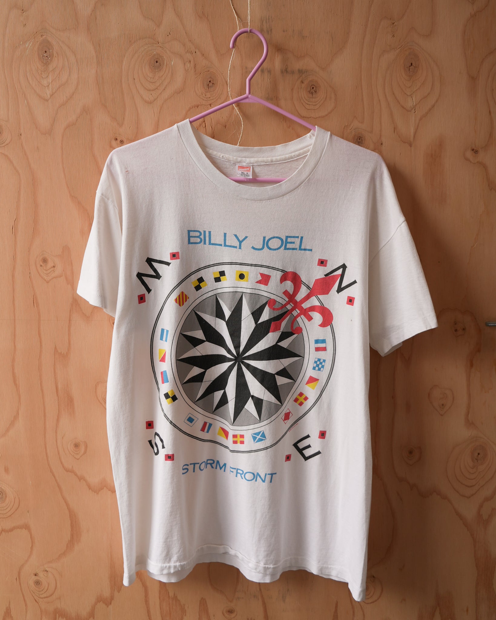 billy joel storm front 1989 tour t-shirt