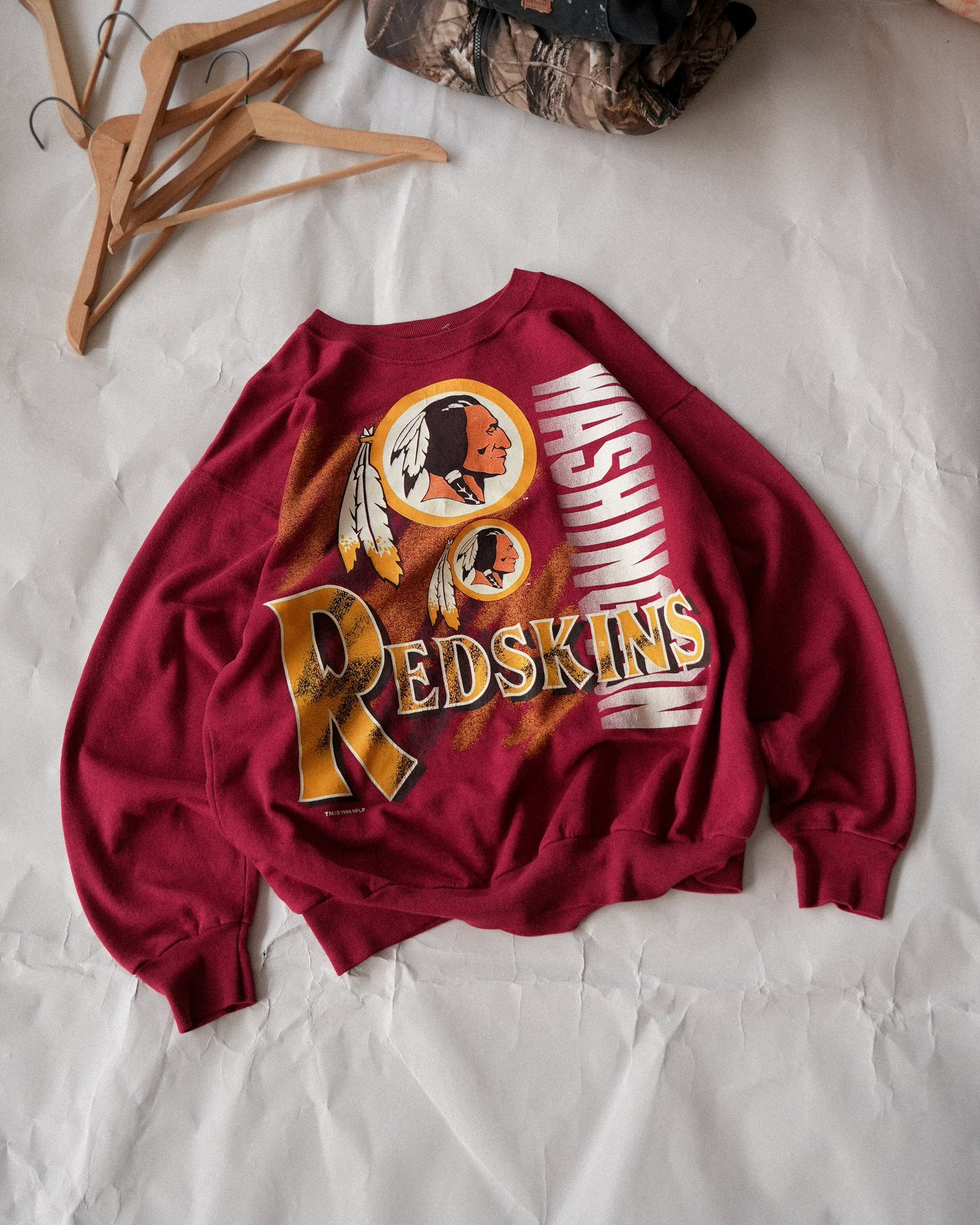 washington redskins 1996 nfl crewneck